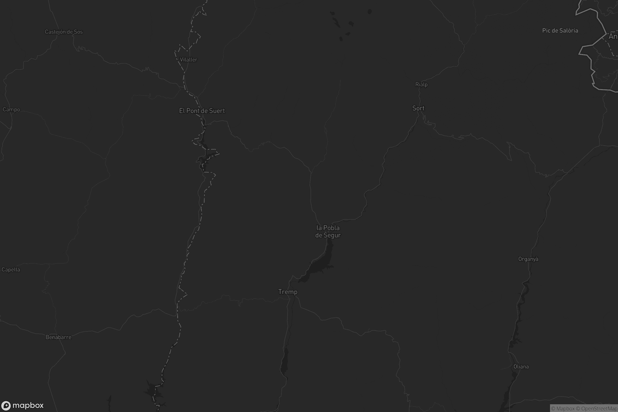 Mapa de Pallars Jussà