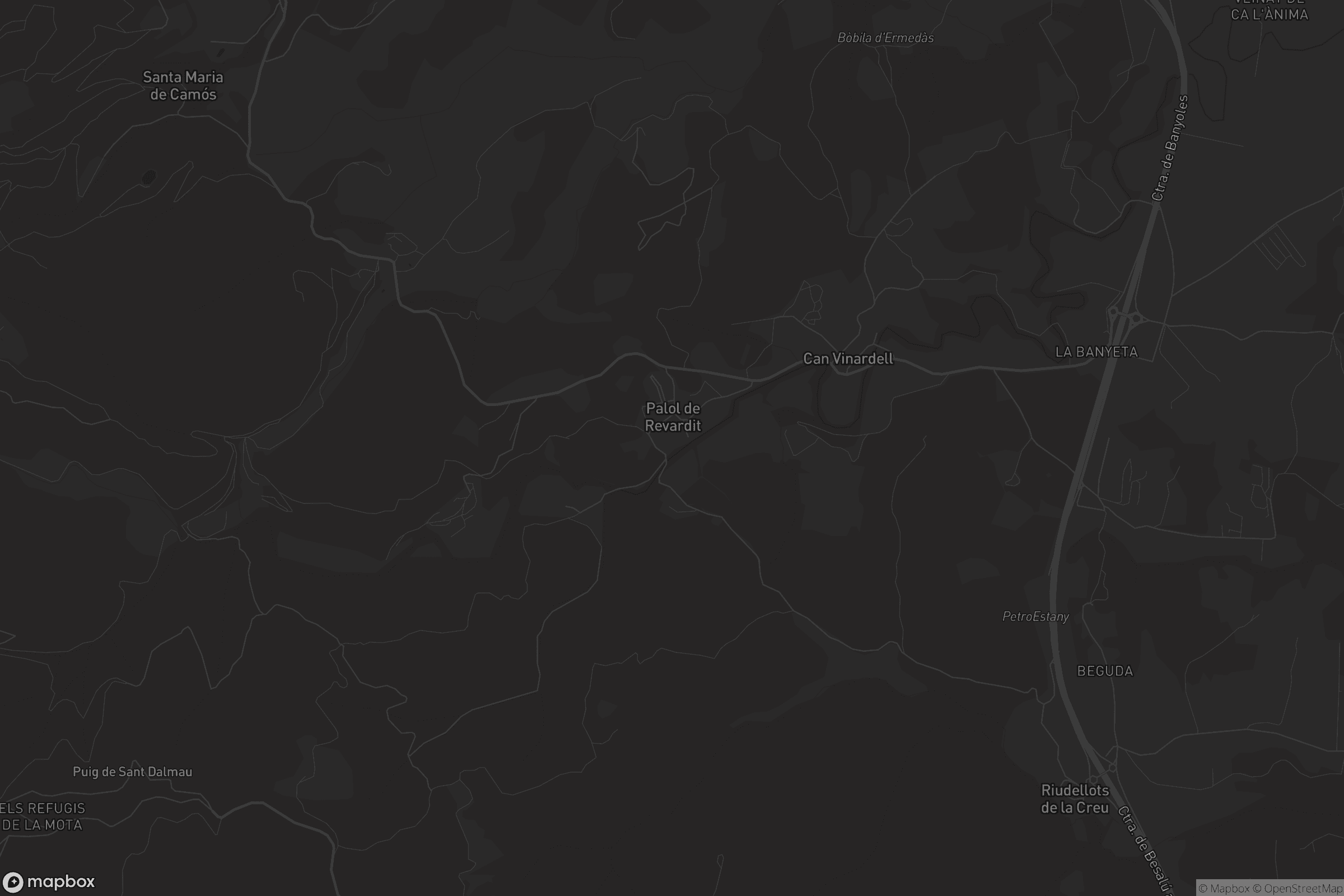 Mapa de Palol de Revardit