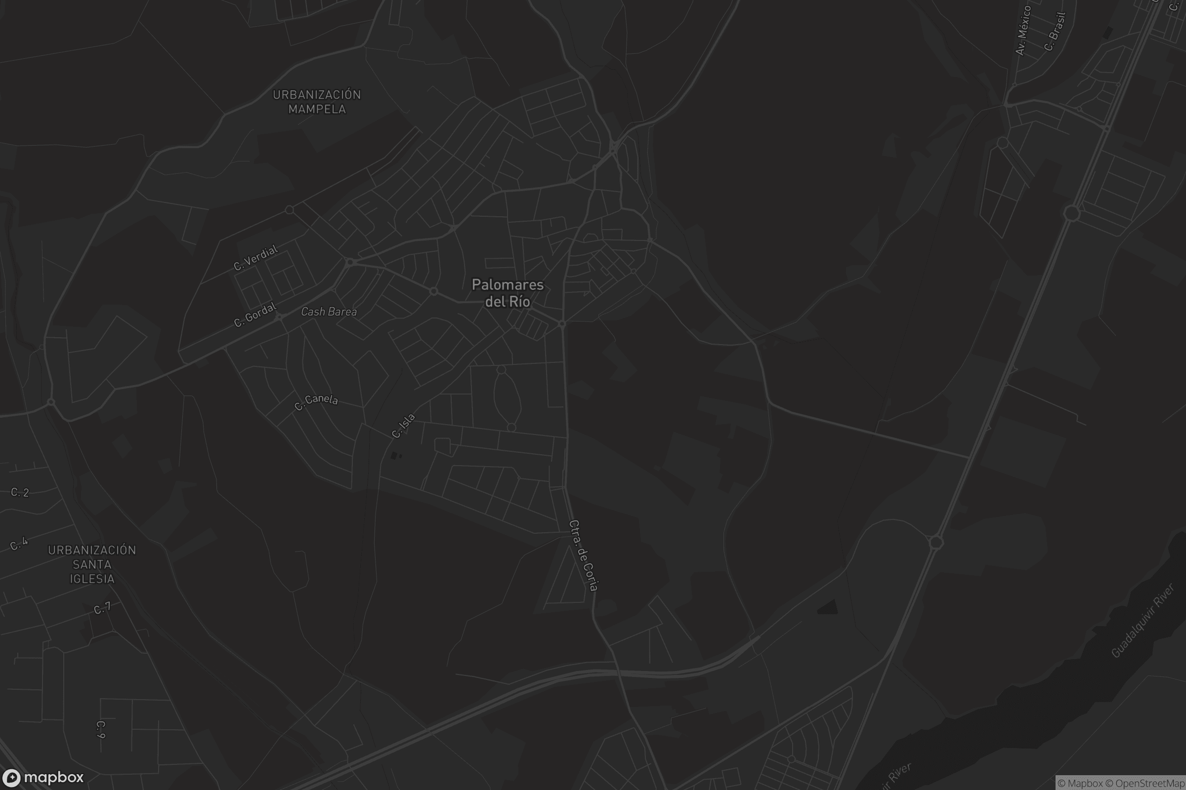 Mapa de Palomares del Río