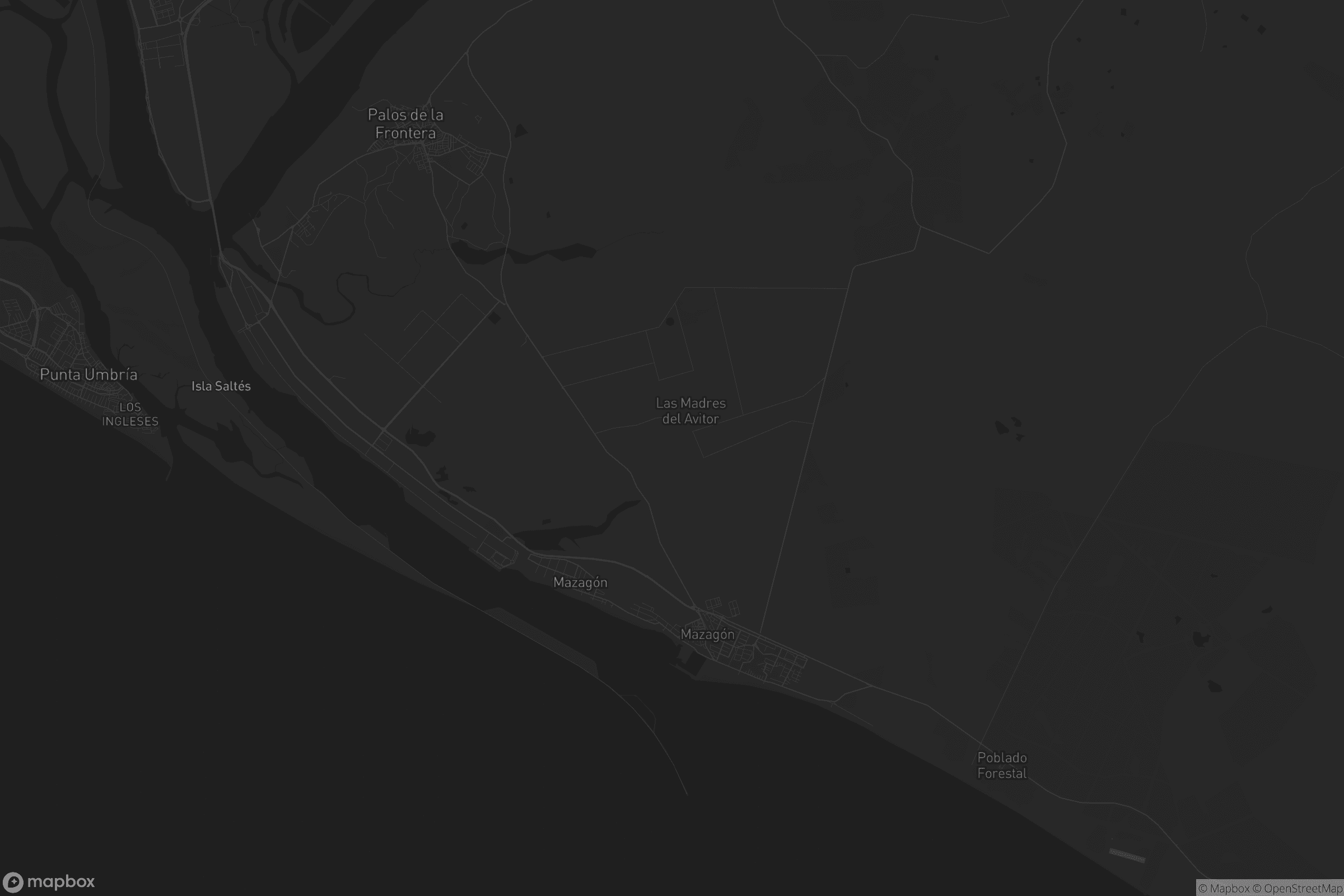 Mapa de Palos de la Frontera