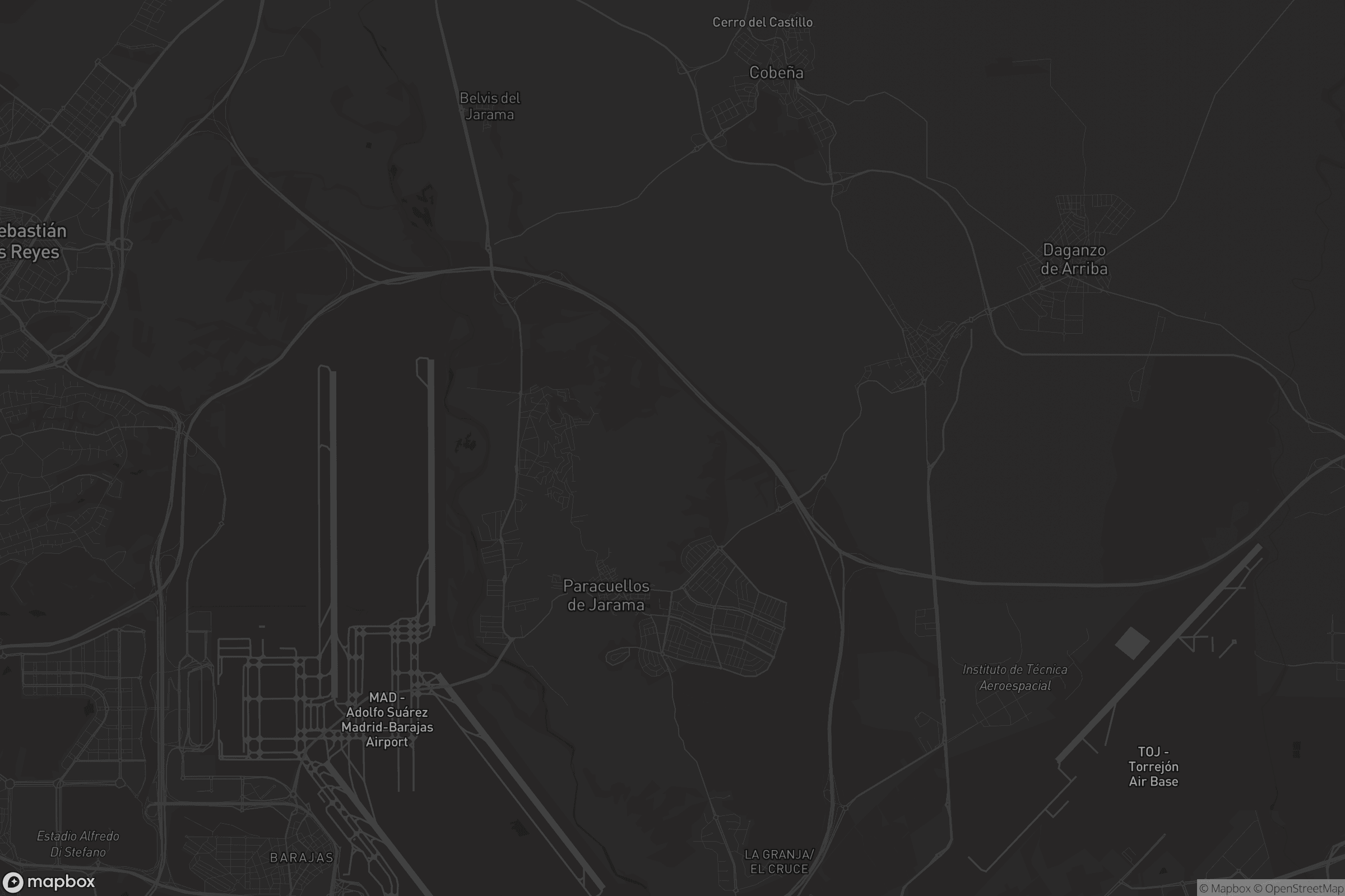Mapa de Paracuellos de Jarama