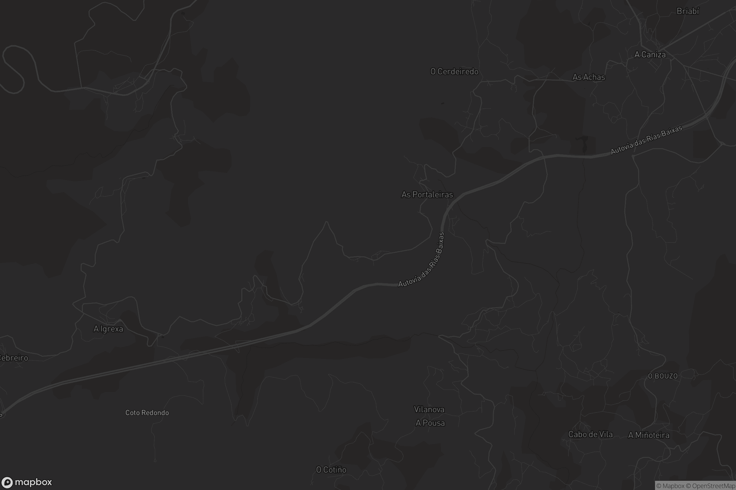 Mapa de Parada das Achas