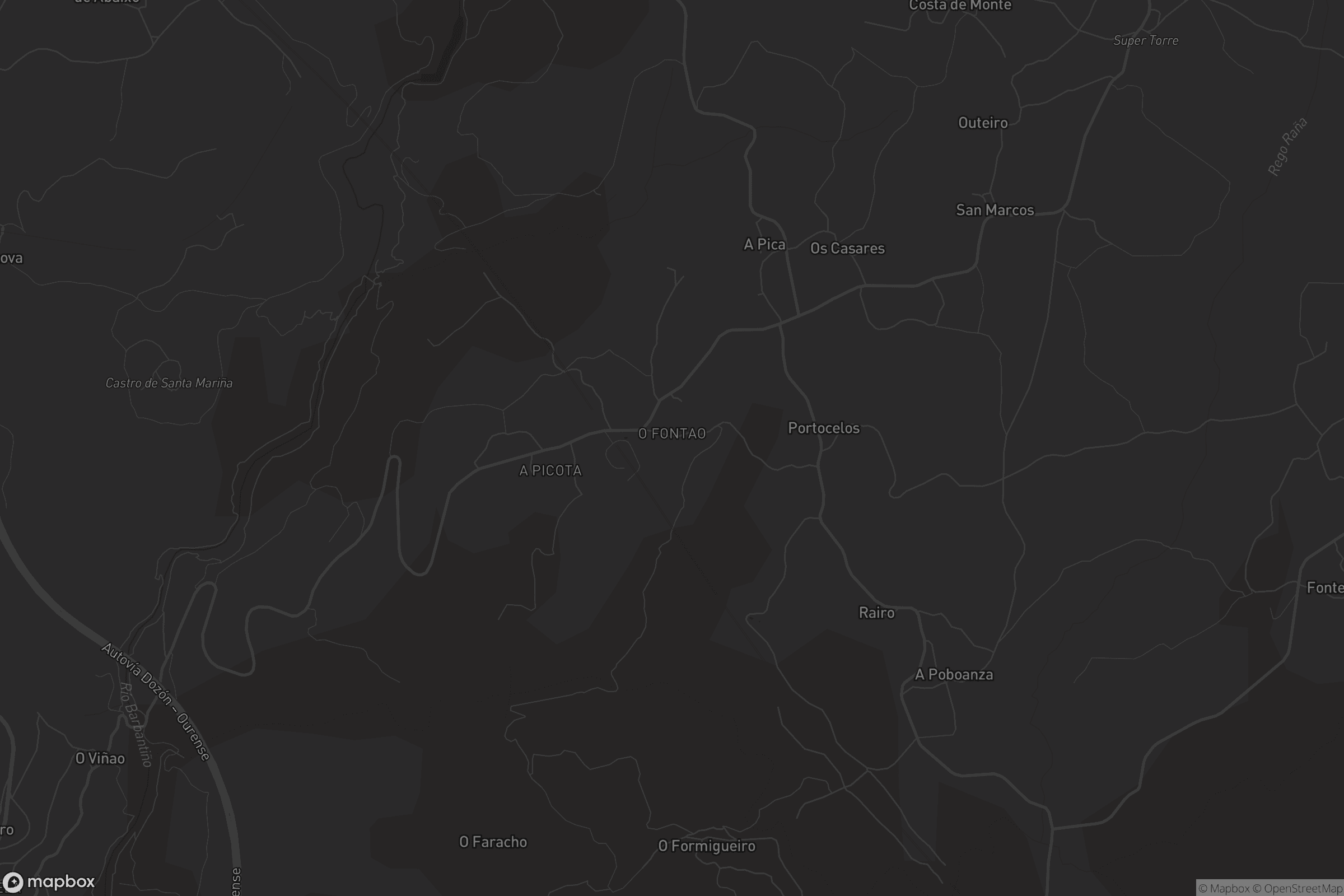 Mapa de Parada de Amoeiro