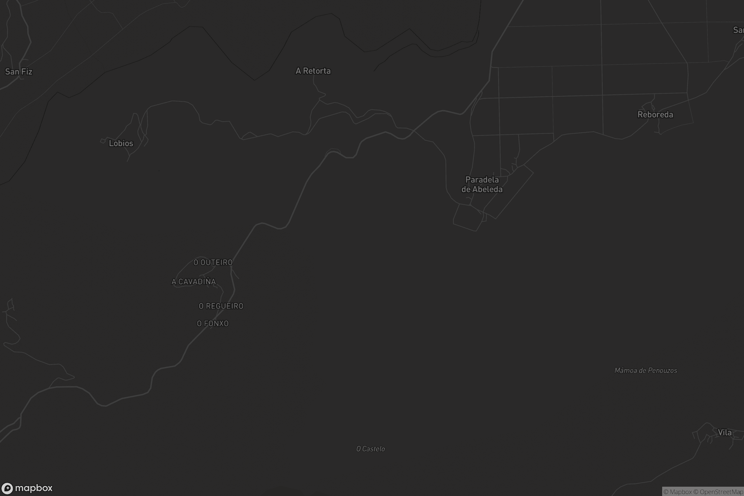 Mapa de Paradela de Abeleda