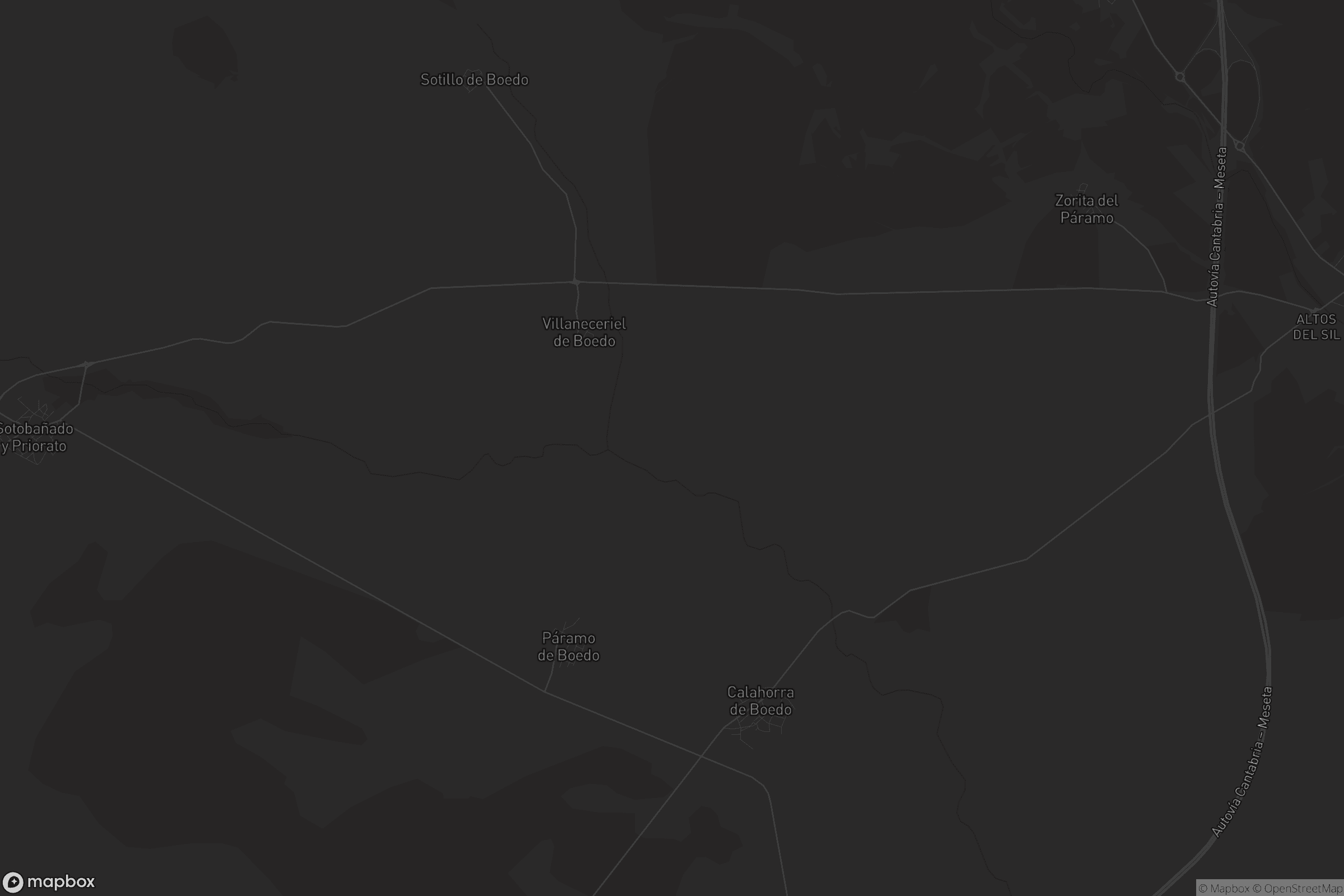 Mapa de Páramo de Boedo