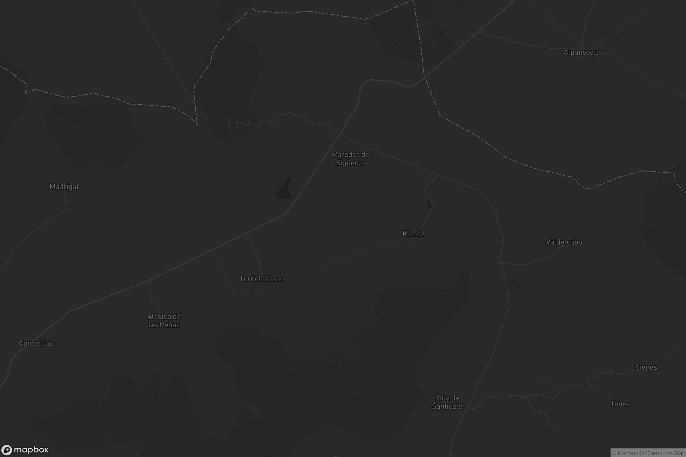Mapa de Paredes de Sigüenza