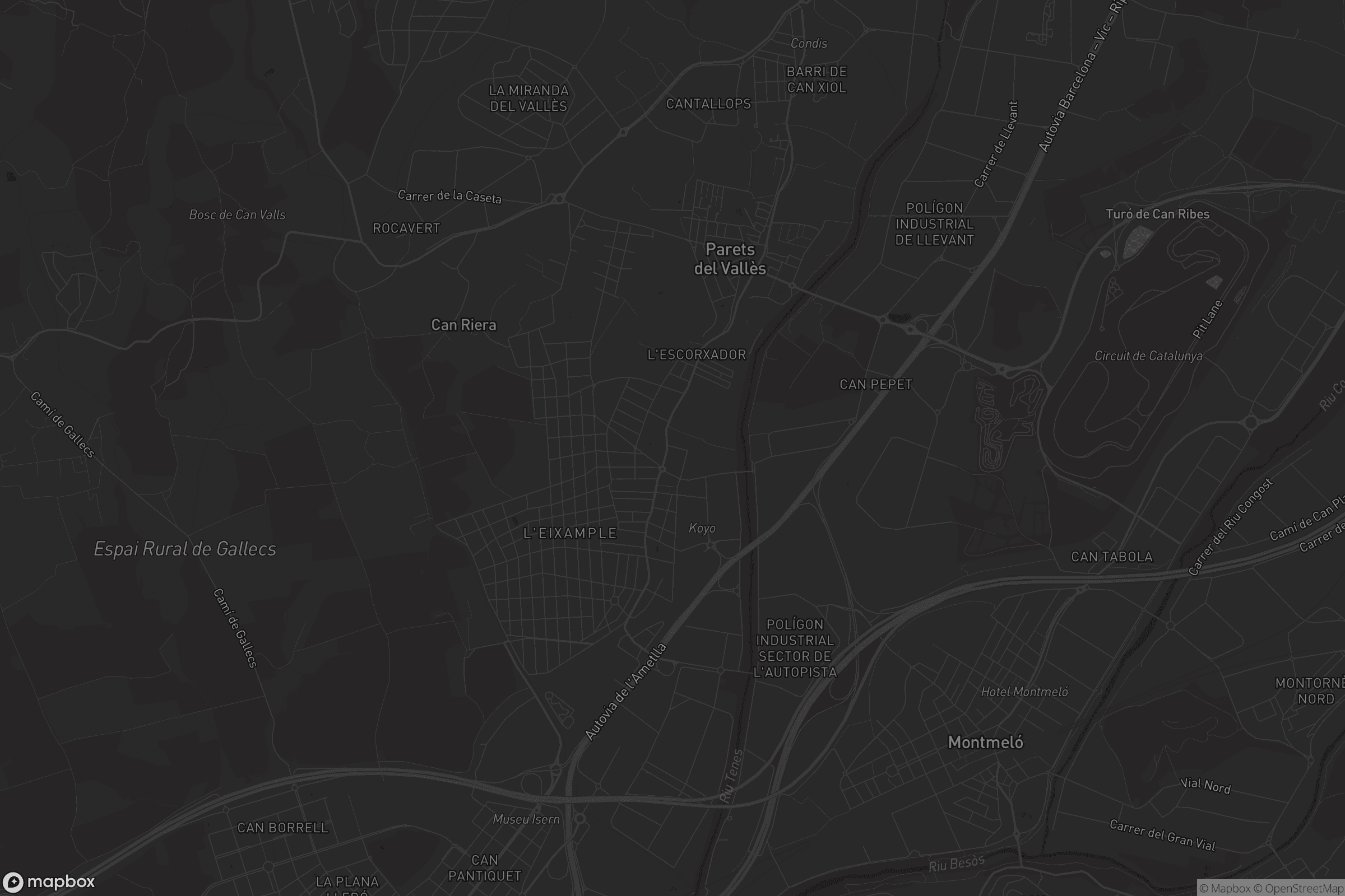 Mapa de Parets del Vallès