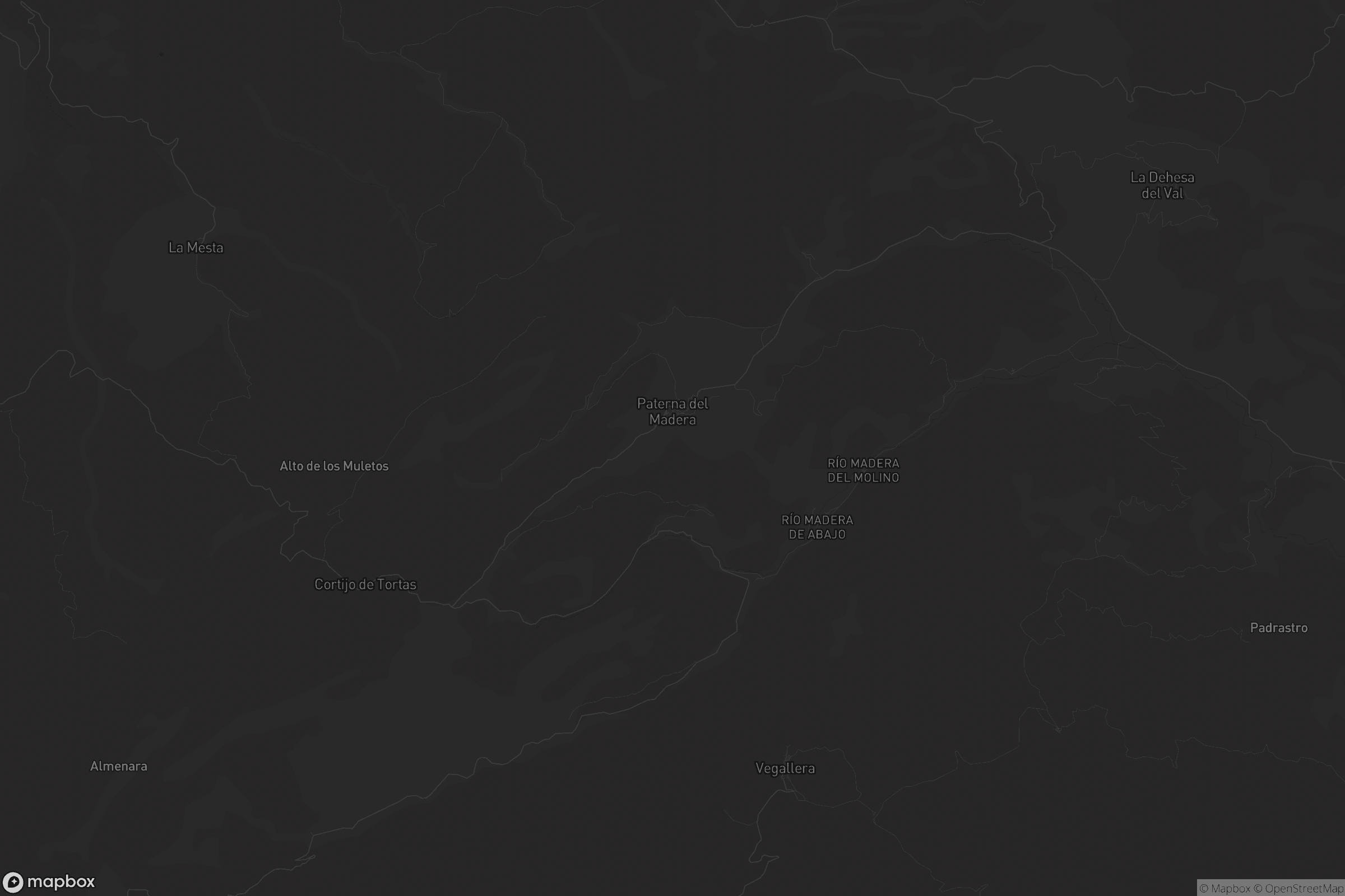 Mapa de Paterna del Madera