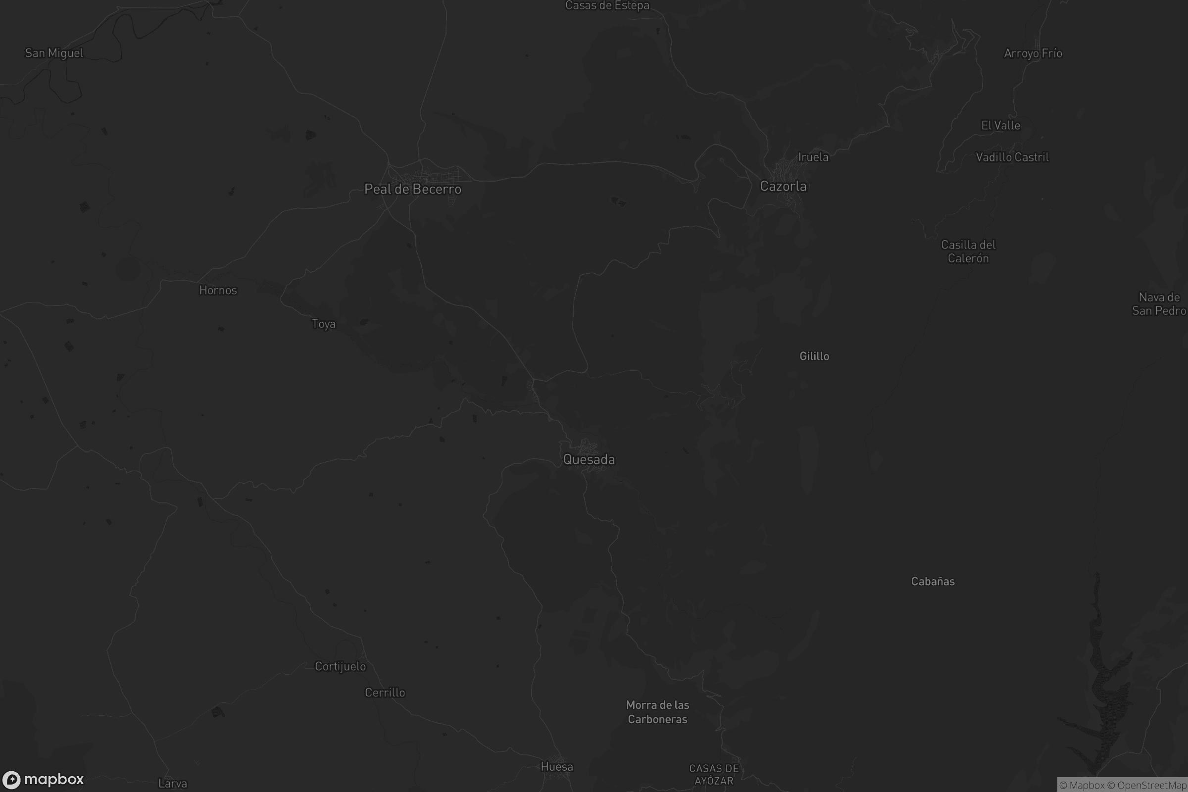 Mapa de Peal de Becerro