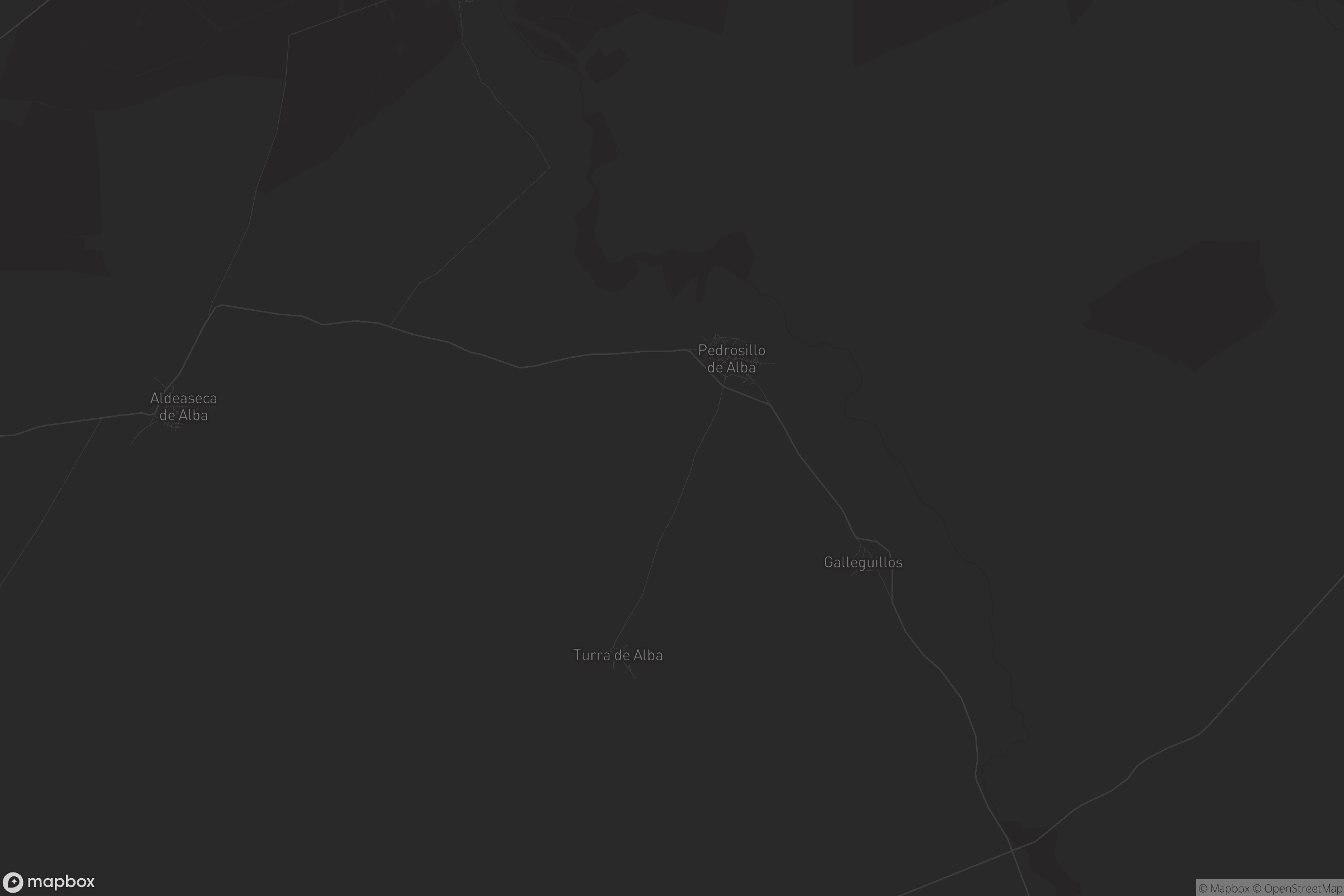 Mapa de Pedrosillo de Alba