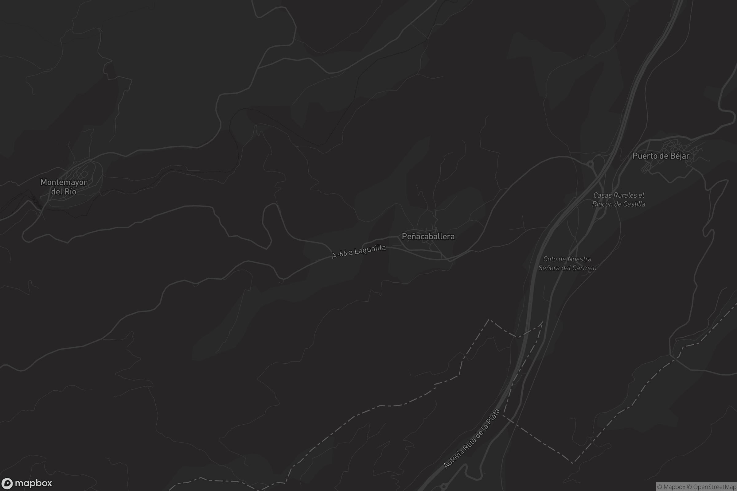 Mapa de Peñacaballera