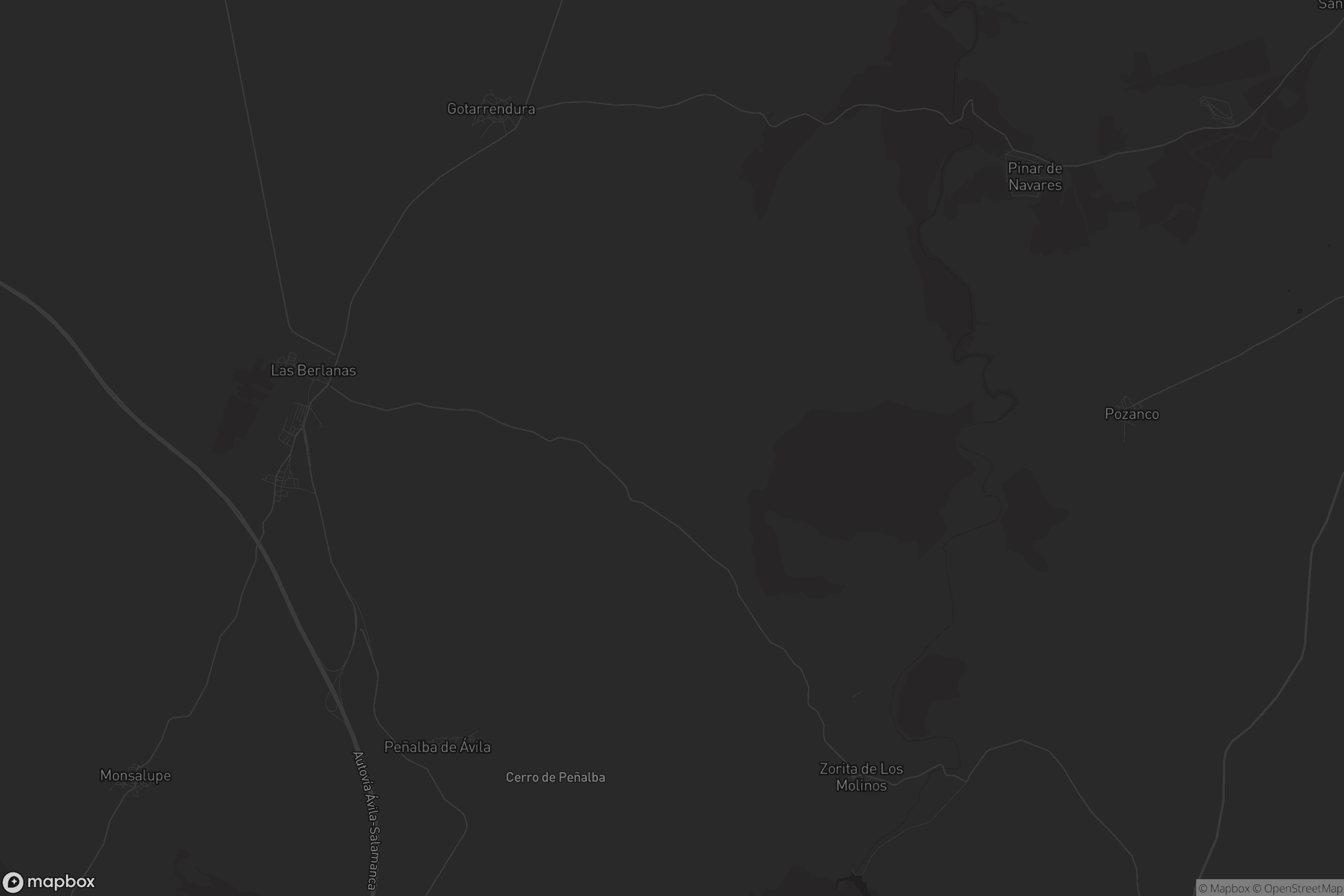 Mapa de Peñalba de Ávila