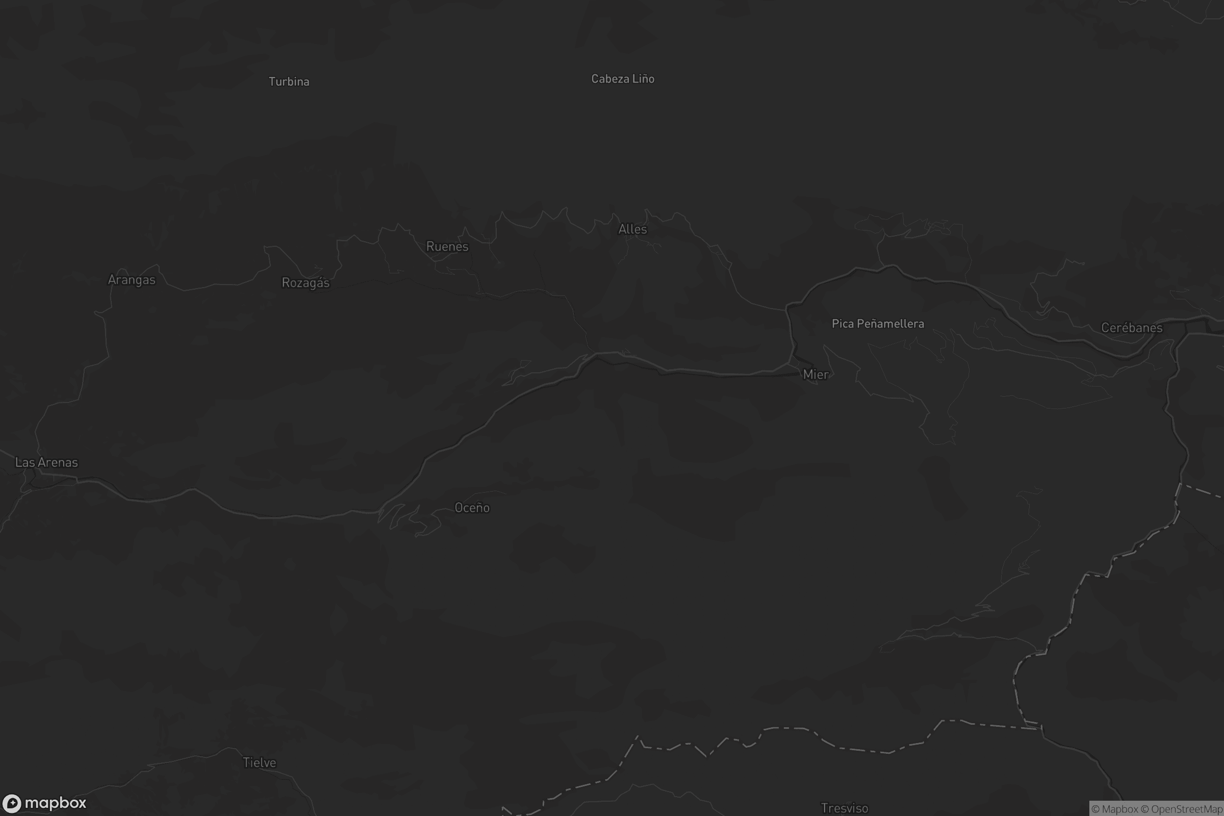 Mapa de Peñamellera Alta