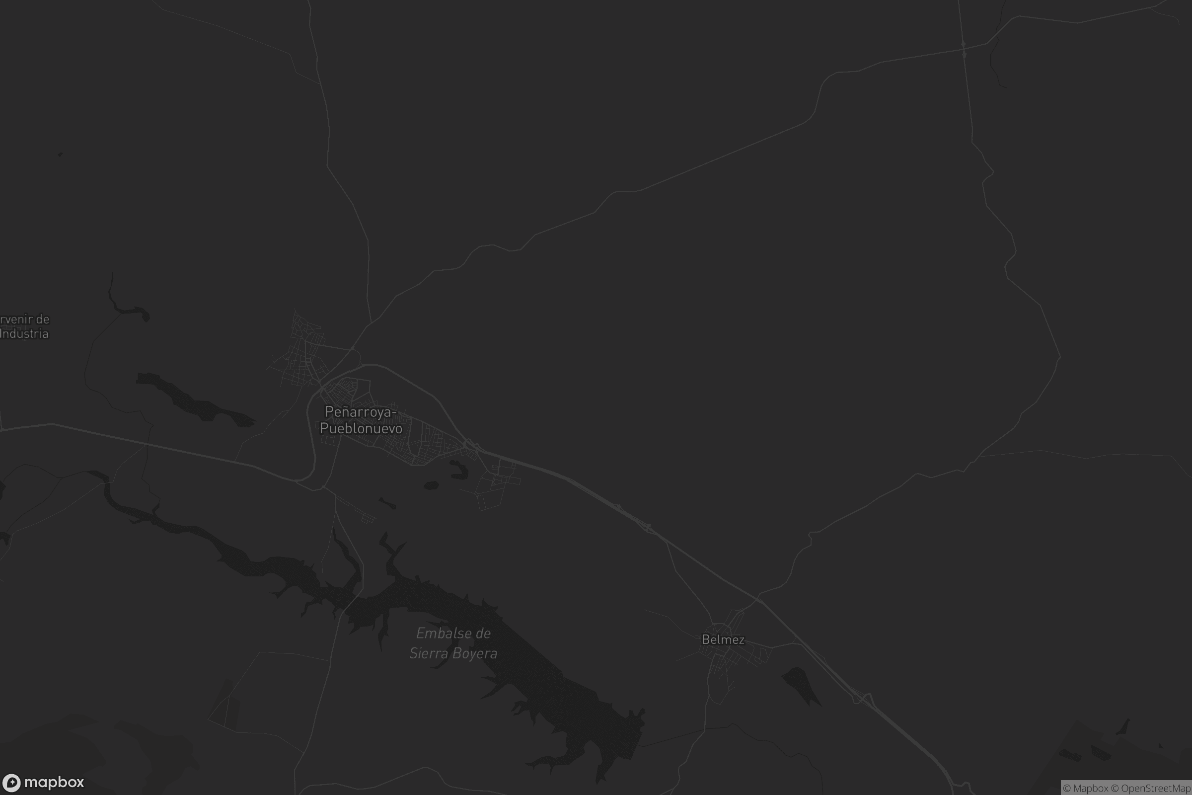 Mapa de Peñarroya-Pueblonuevo