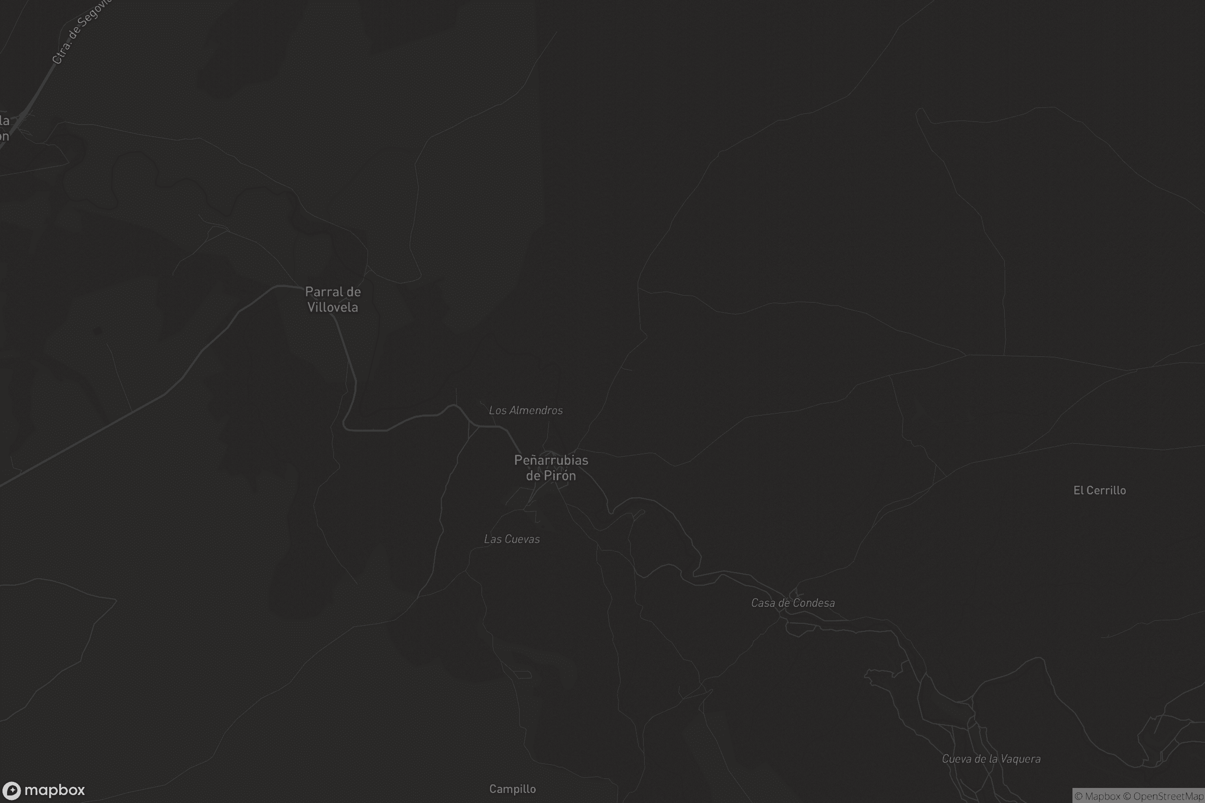 Mapa de Peñarrubias de Pirón