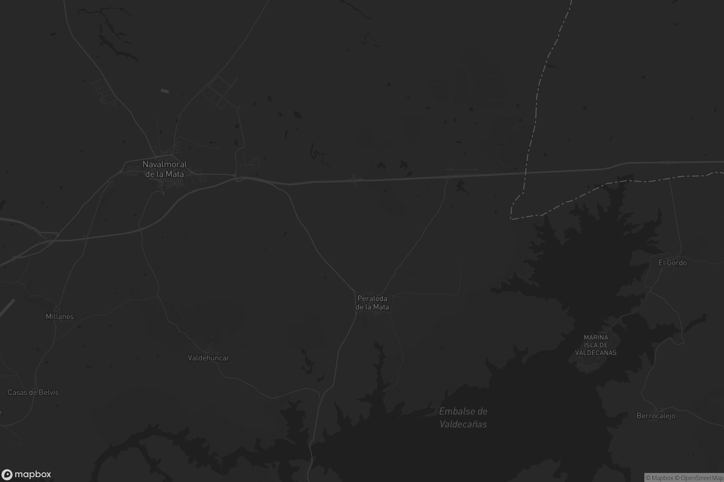 Mapa de Peraleda de la Mata