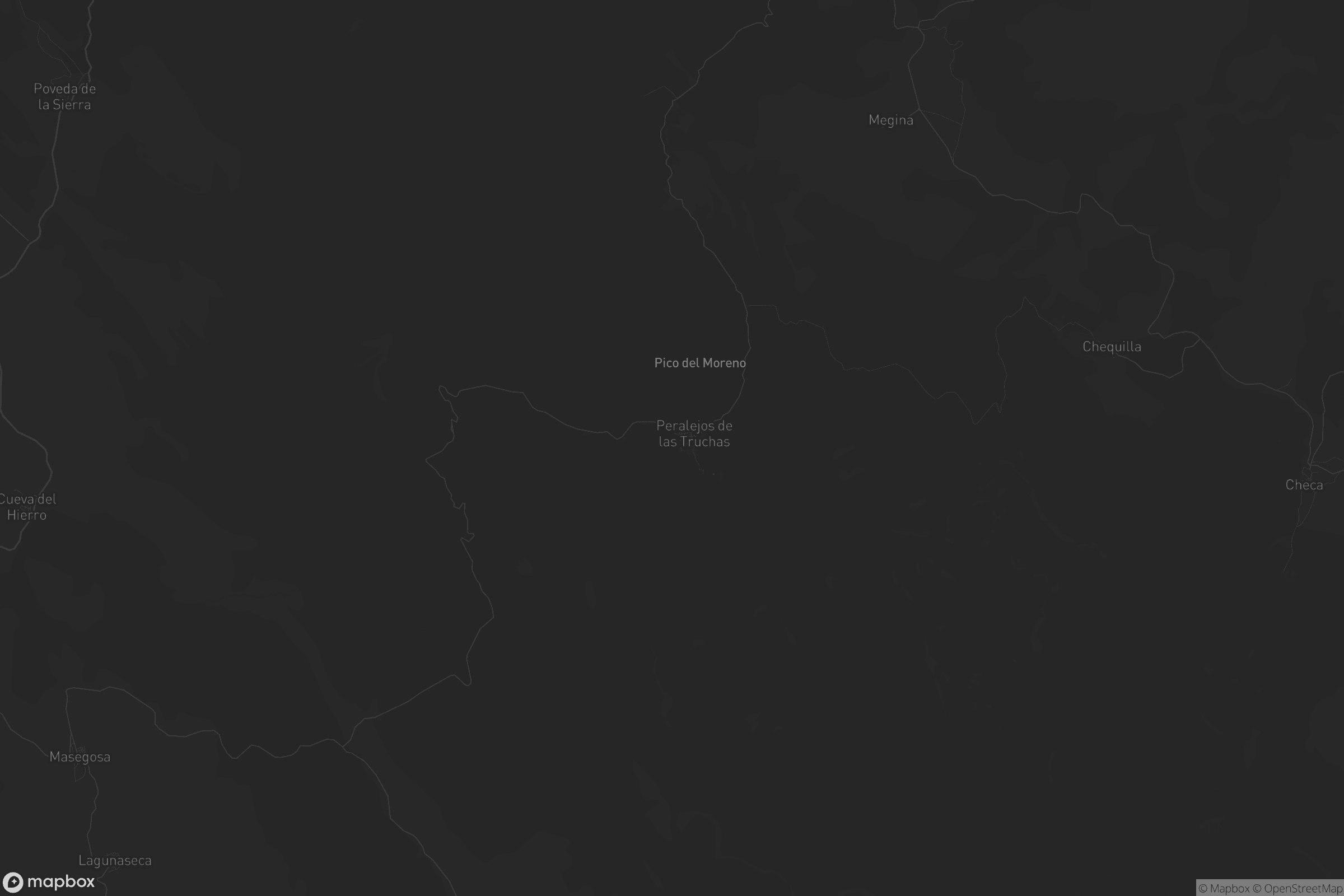 Mapa de Peralejos de las Truchas