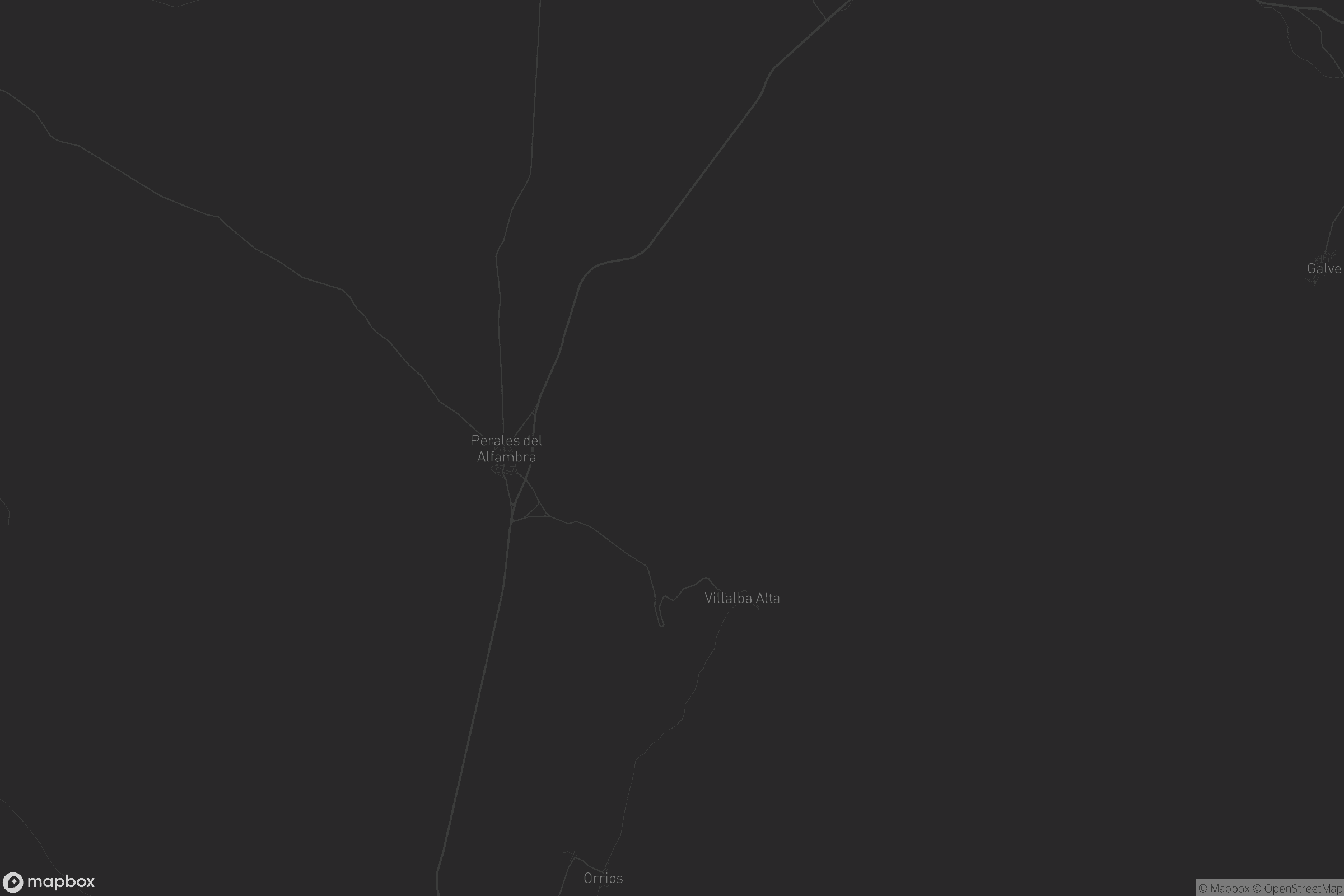 Mapa de Perales del Alfambra