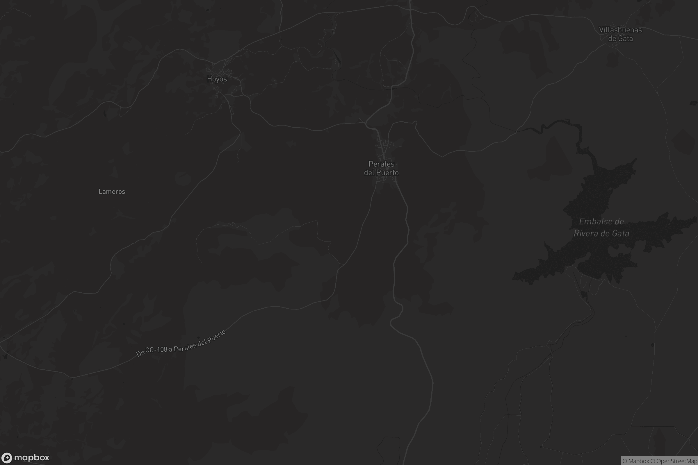 Mapa de Perales del Puerto