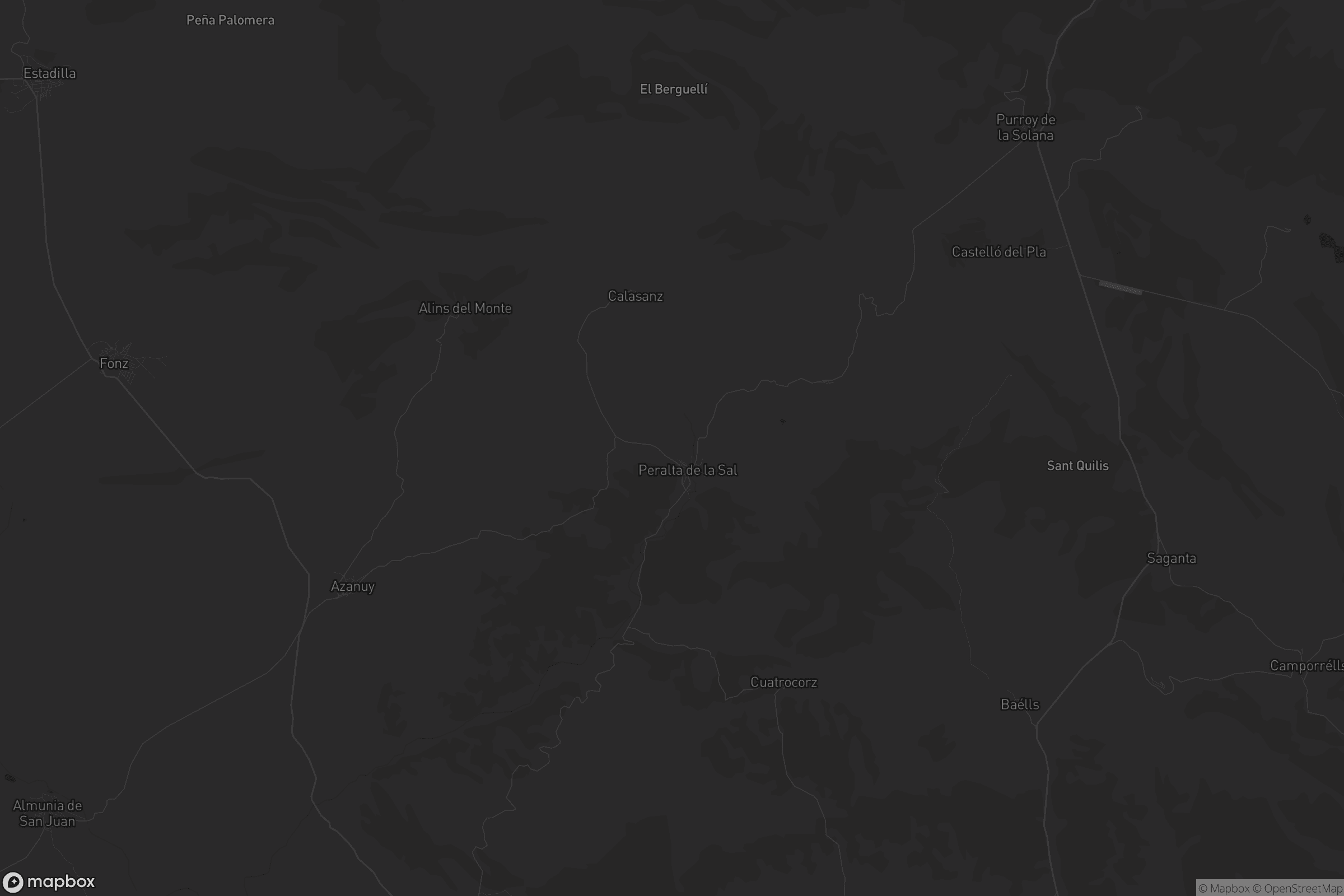 Mapa de Peralta de Calasanz