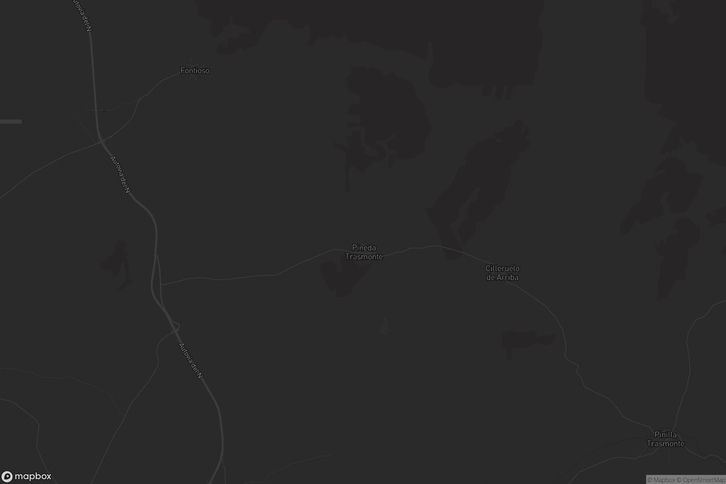 Mapa de Pineda Trasmonte