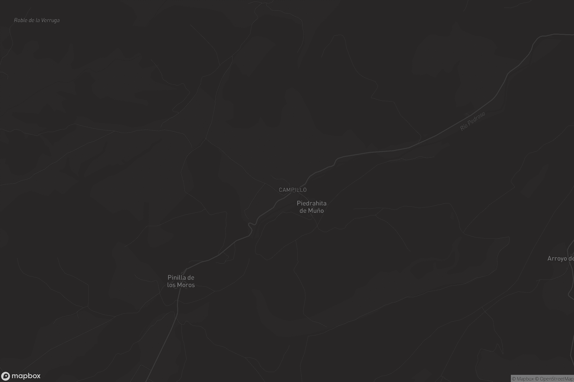 Mapa de Pinilla de los Moros