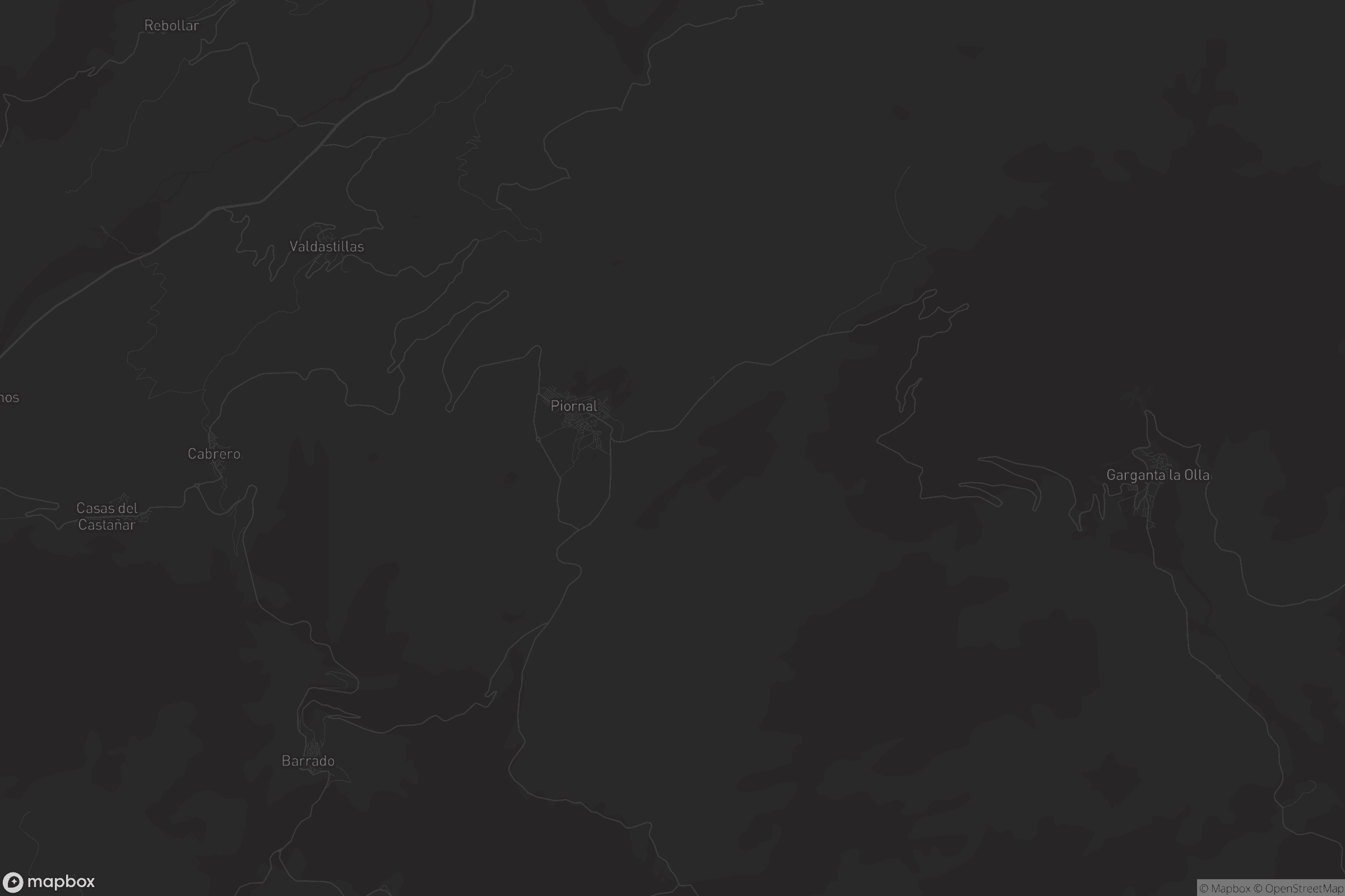 Mapa de Piornal