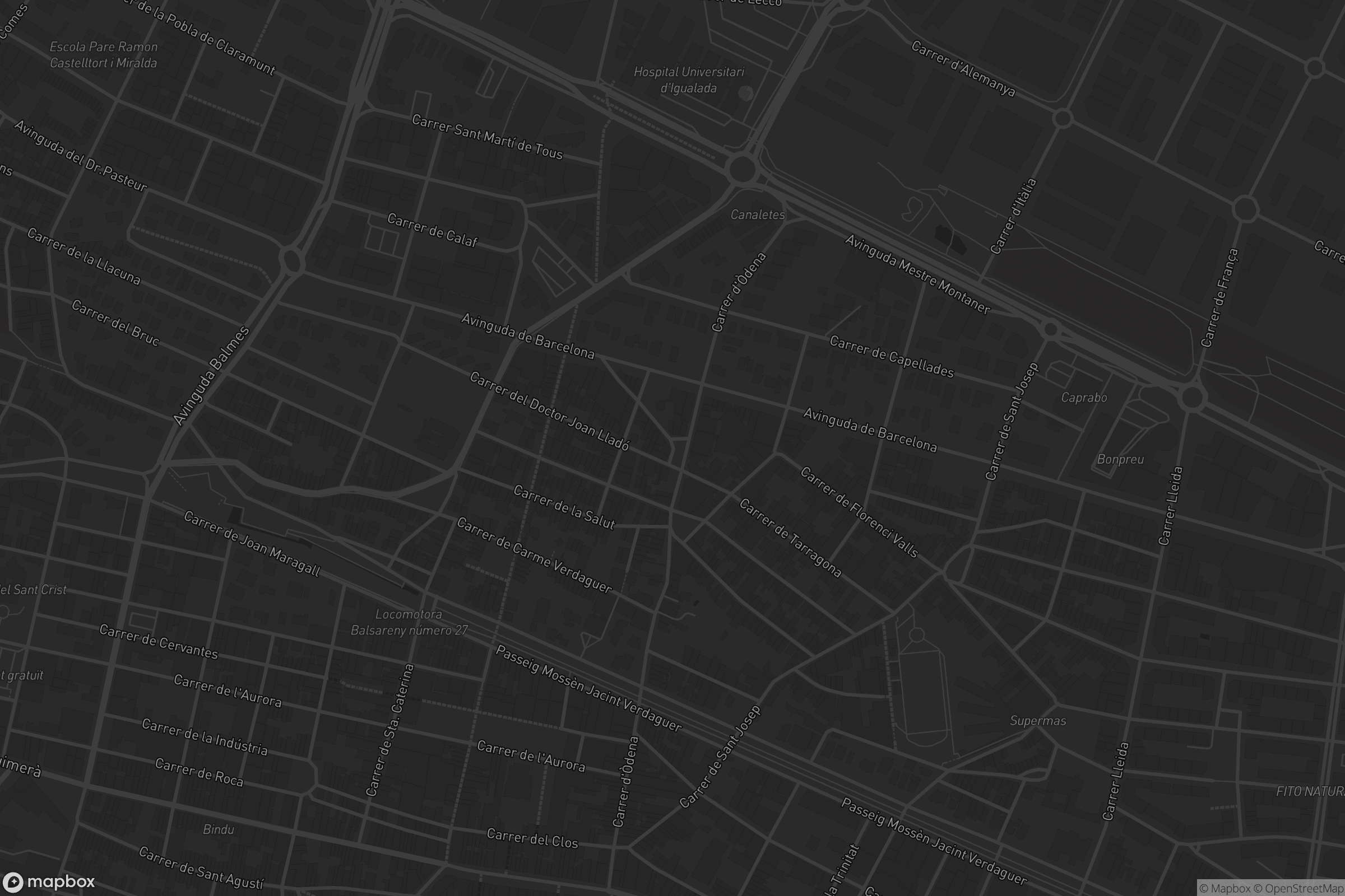 Mapa de Pla de Sant Magí