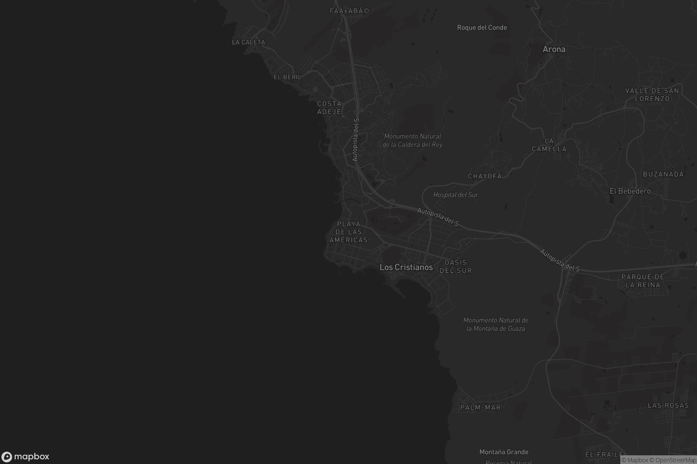 Mapa de Playa de las Américas