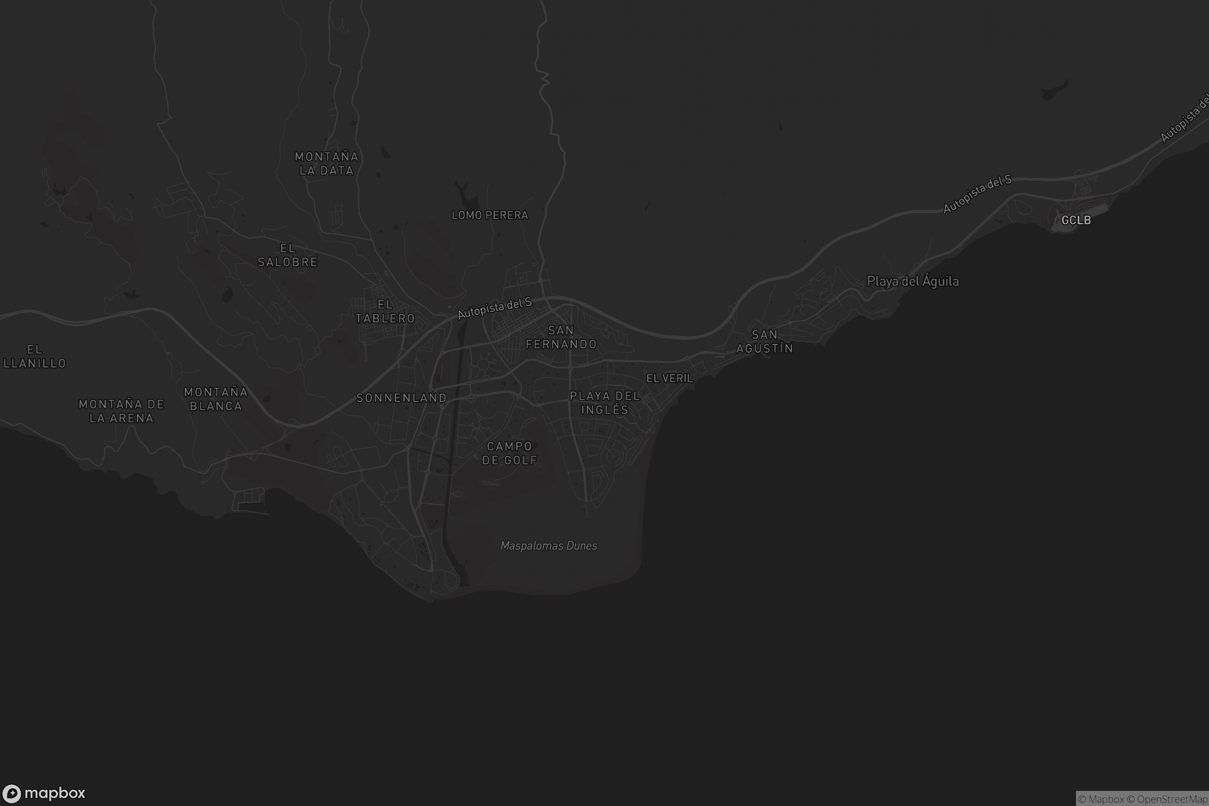 Mapa de Playa del Inglés