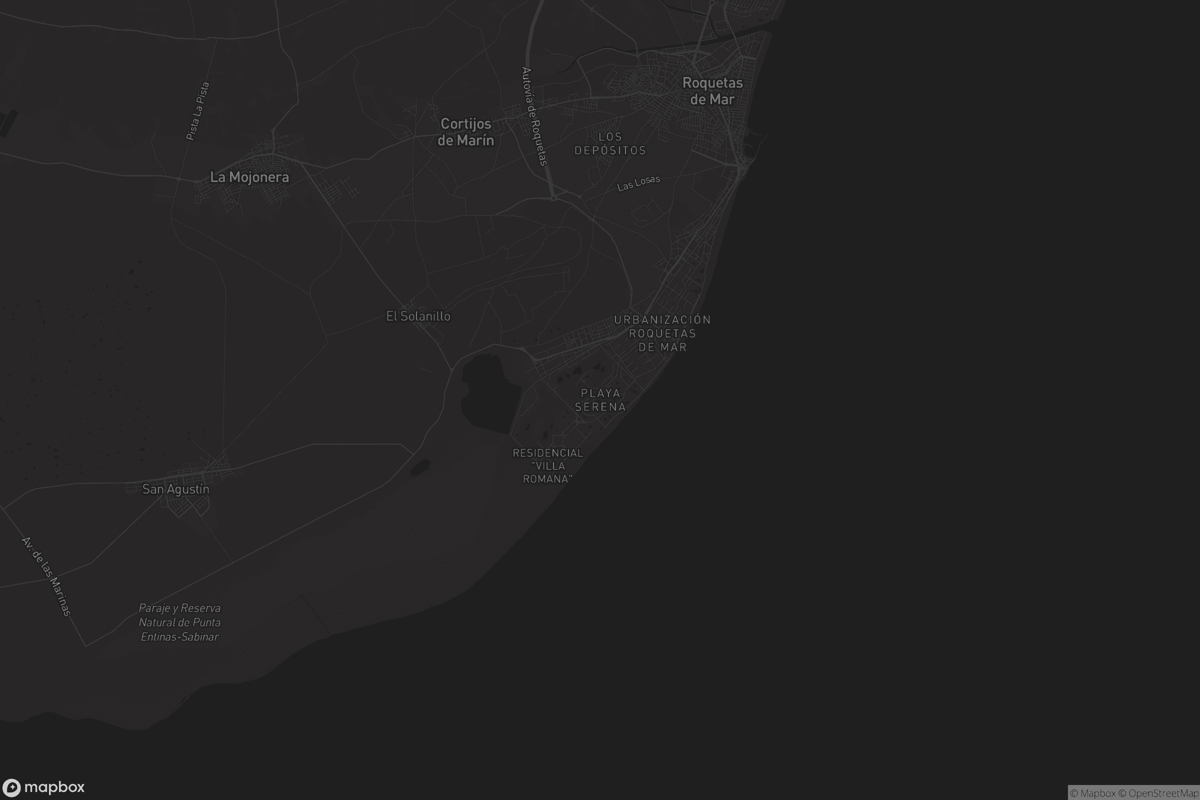 Mapa de Playa Serena