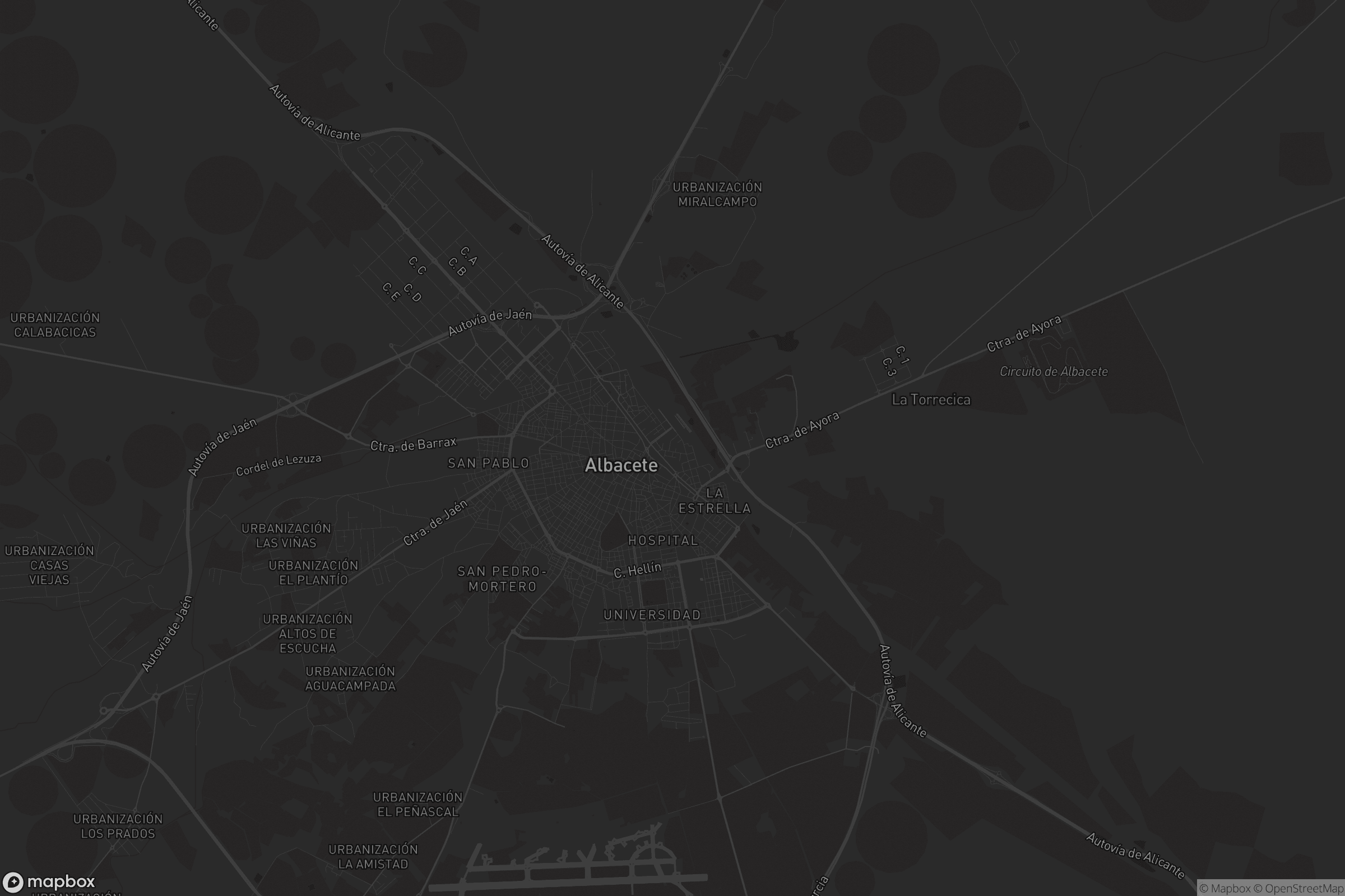 Mapa de Polígono de San Antón