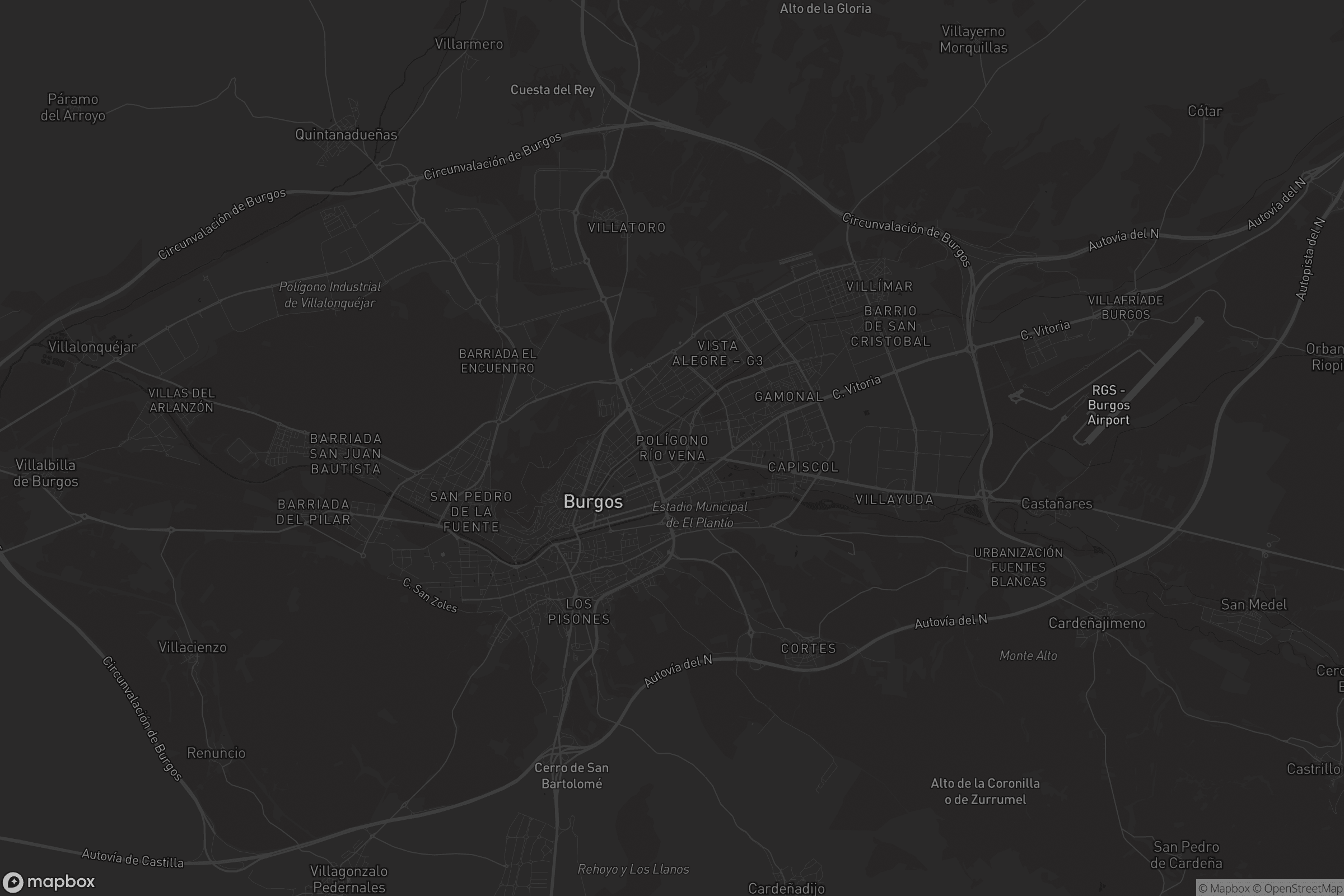 Mapa de Polígono Río Vena