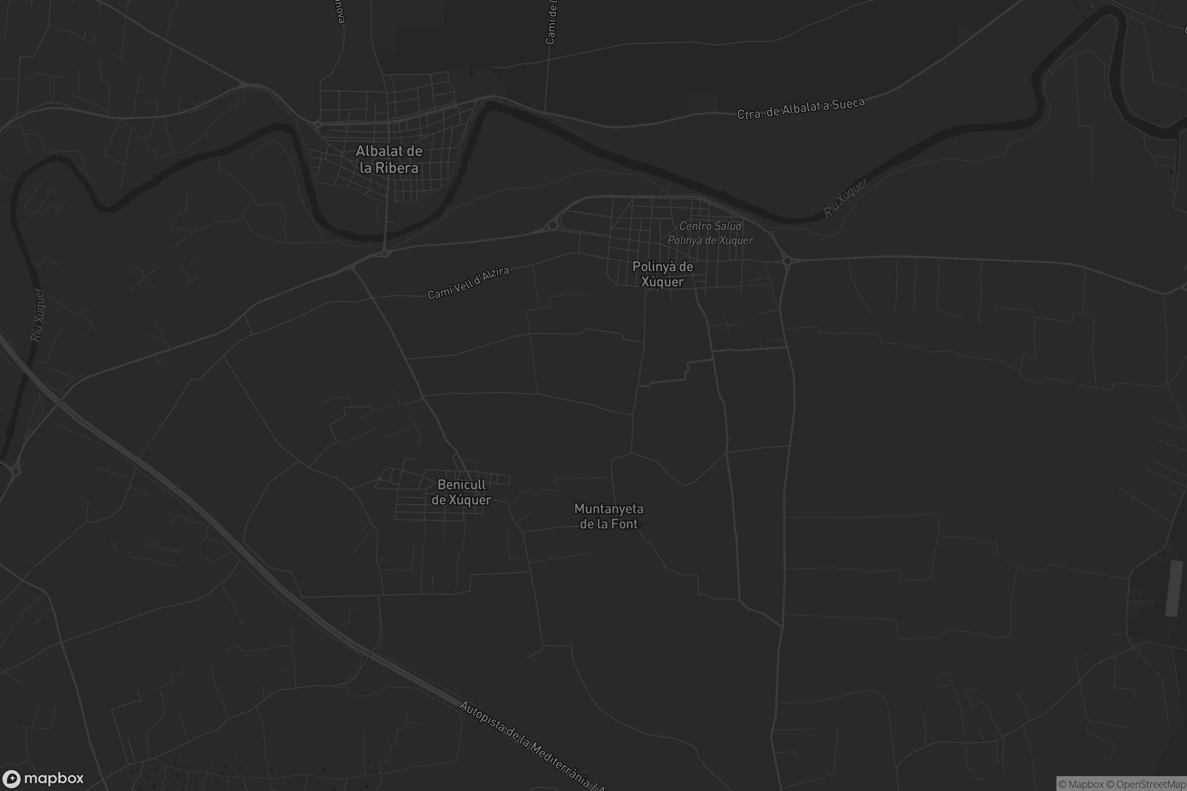 Mapa de Polinyà de Xúquer