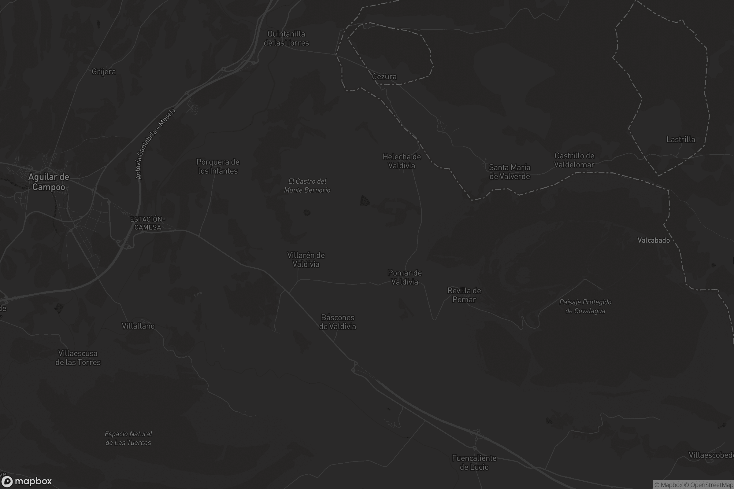 Mapa de Pomar de Valdivia