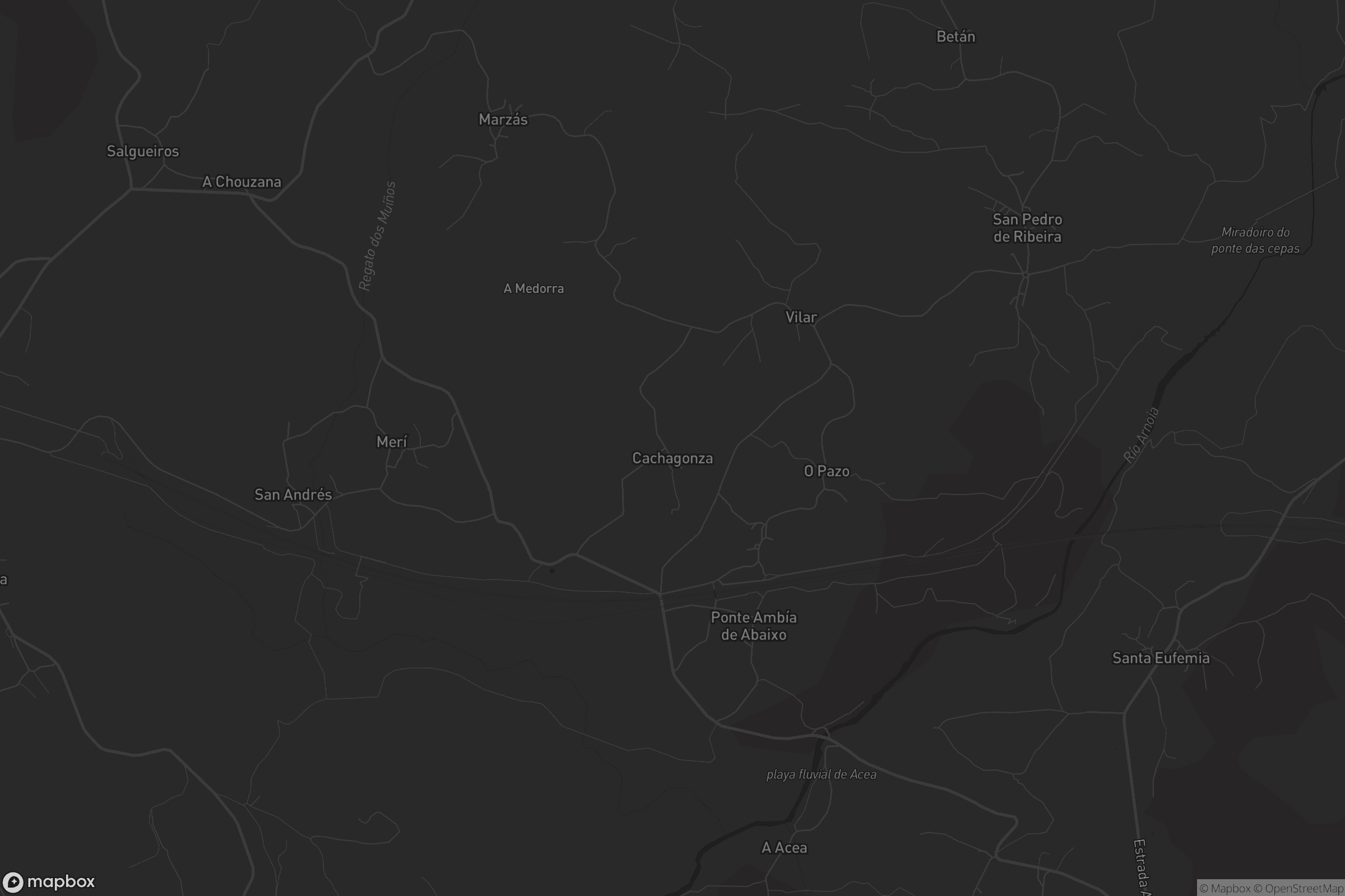 Mapa de Ponte Ambía