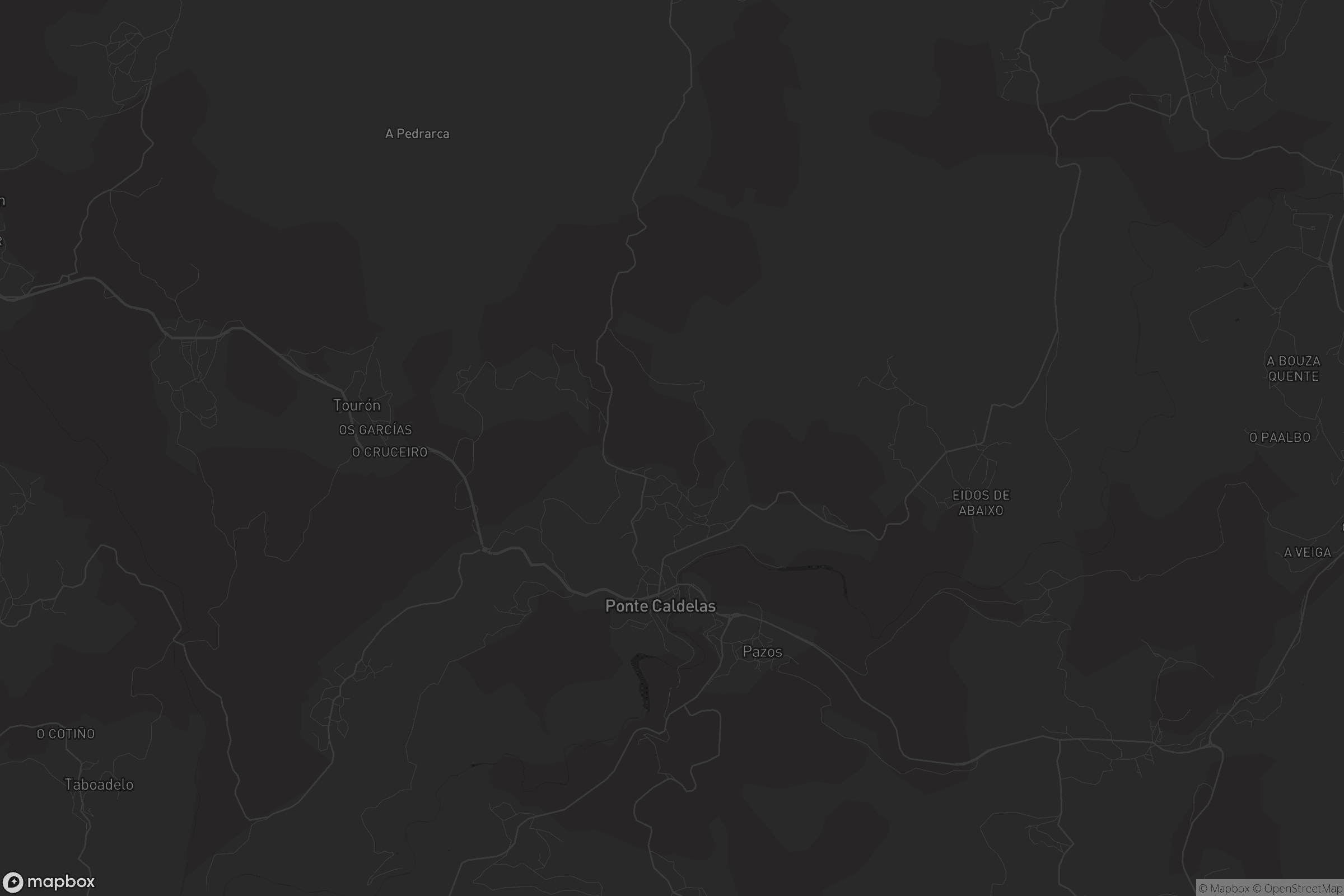 Mapa de Ponte Caldelas