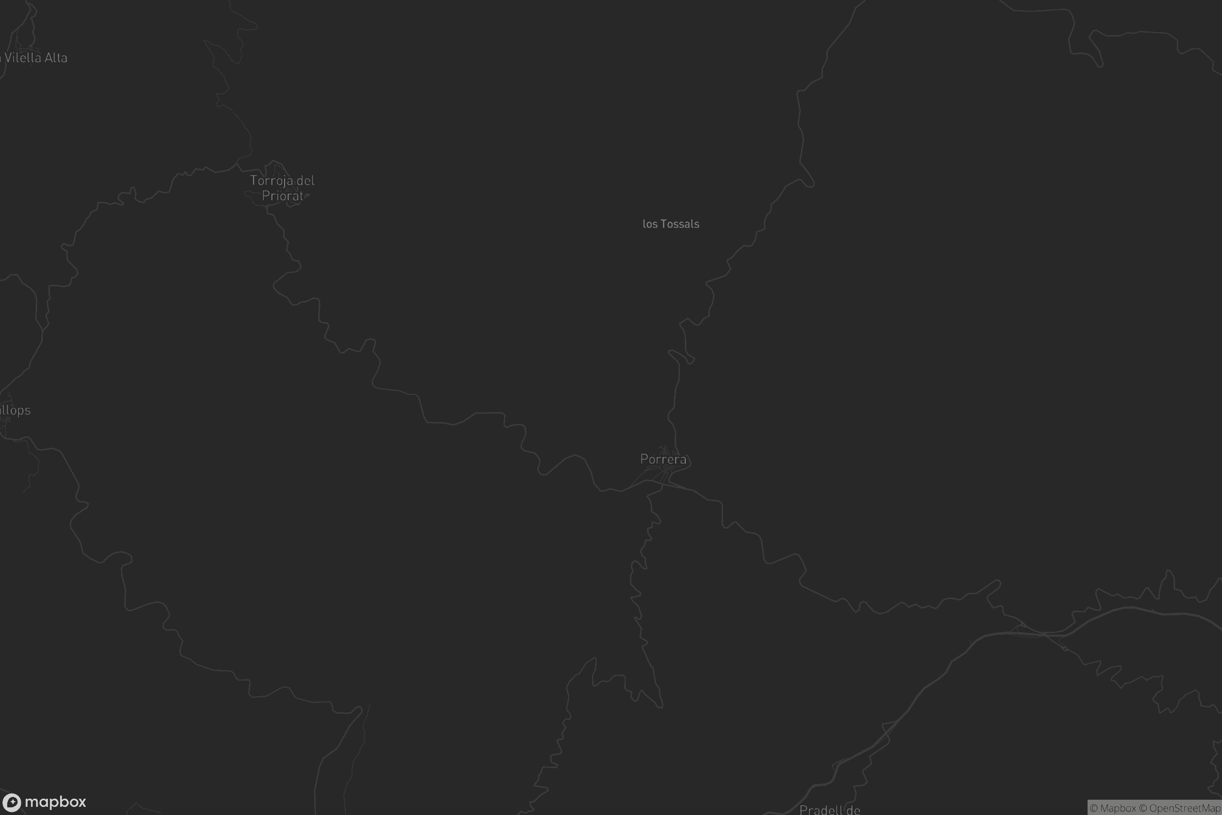 Mapa de Porrera