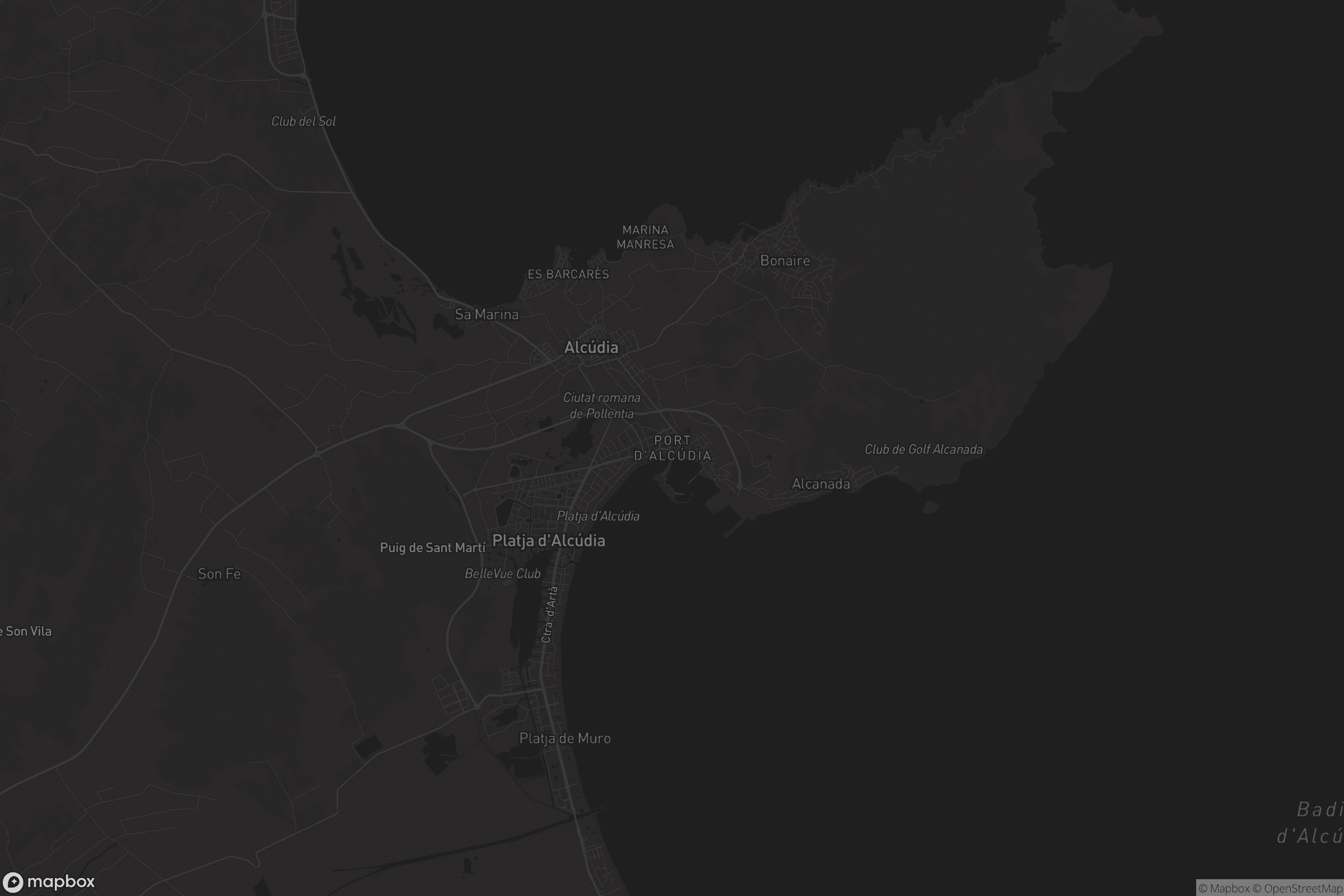 Mapa de Port d'Alcúdia