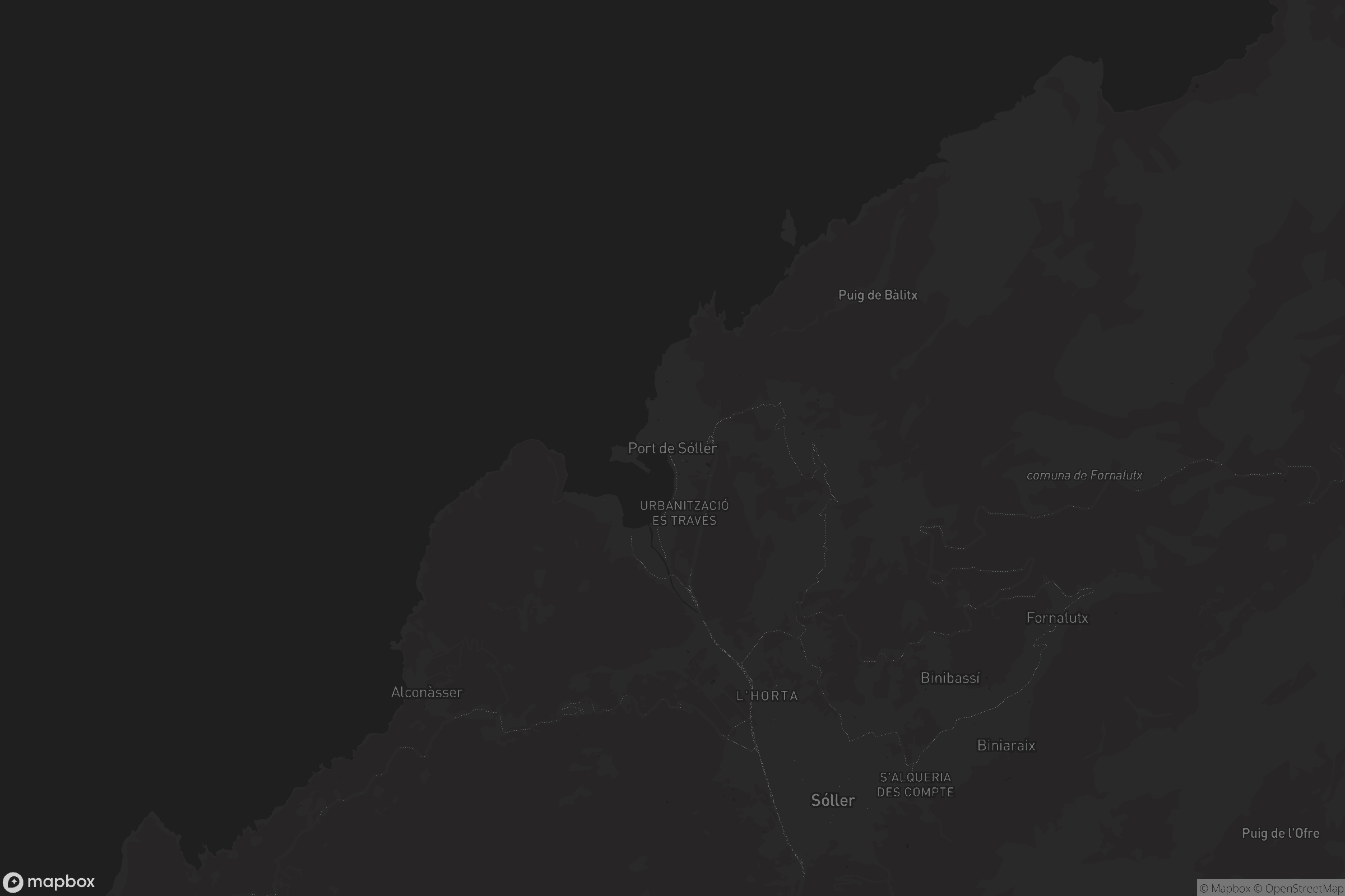 Mapa de Port de Sóller