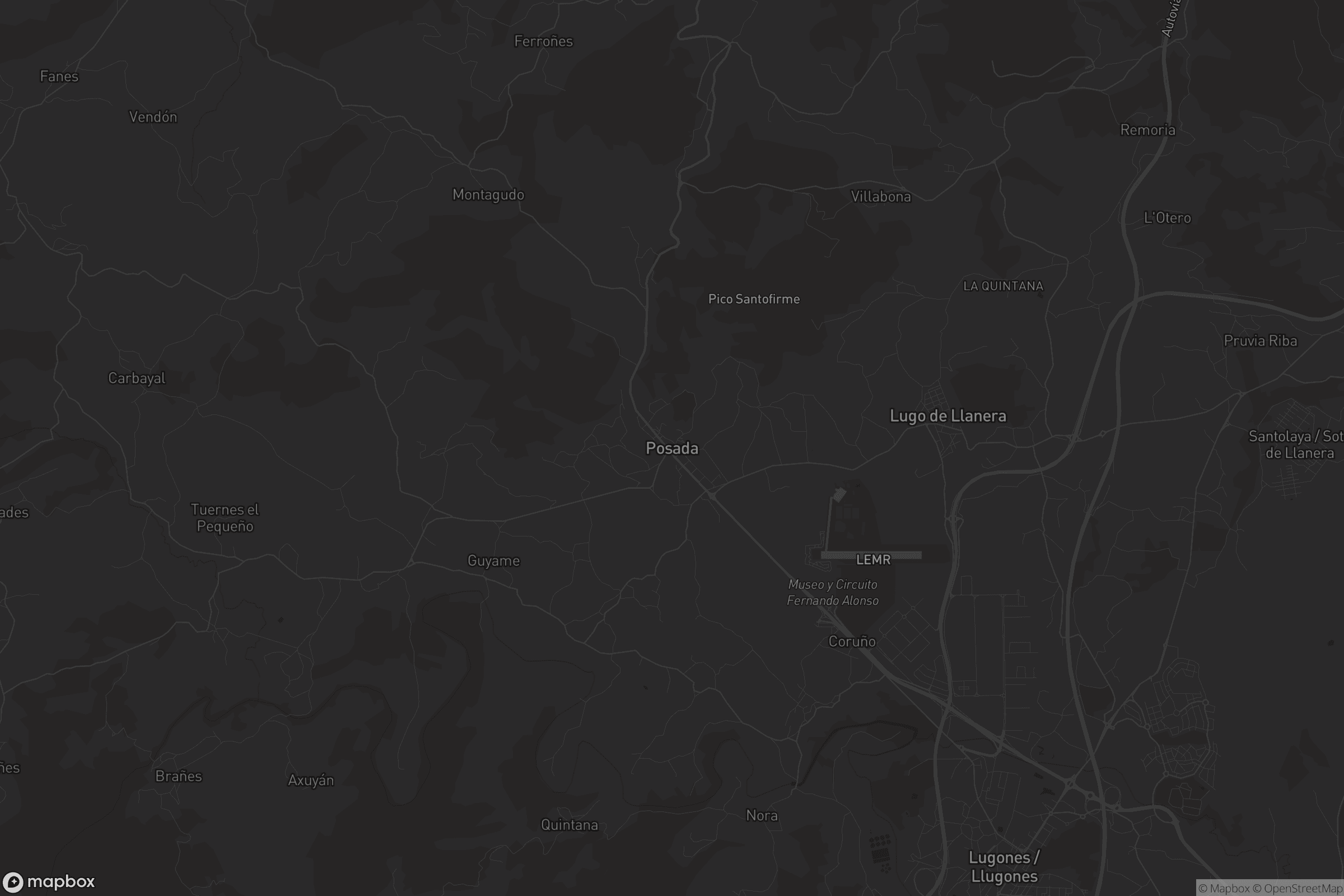 Mapa de Posada de Llanera