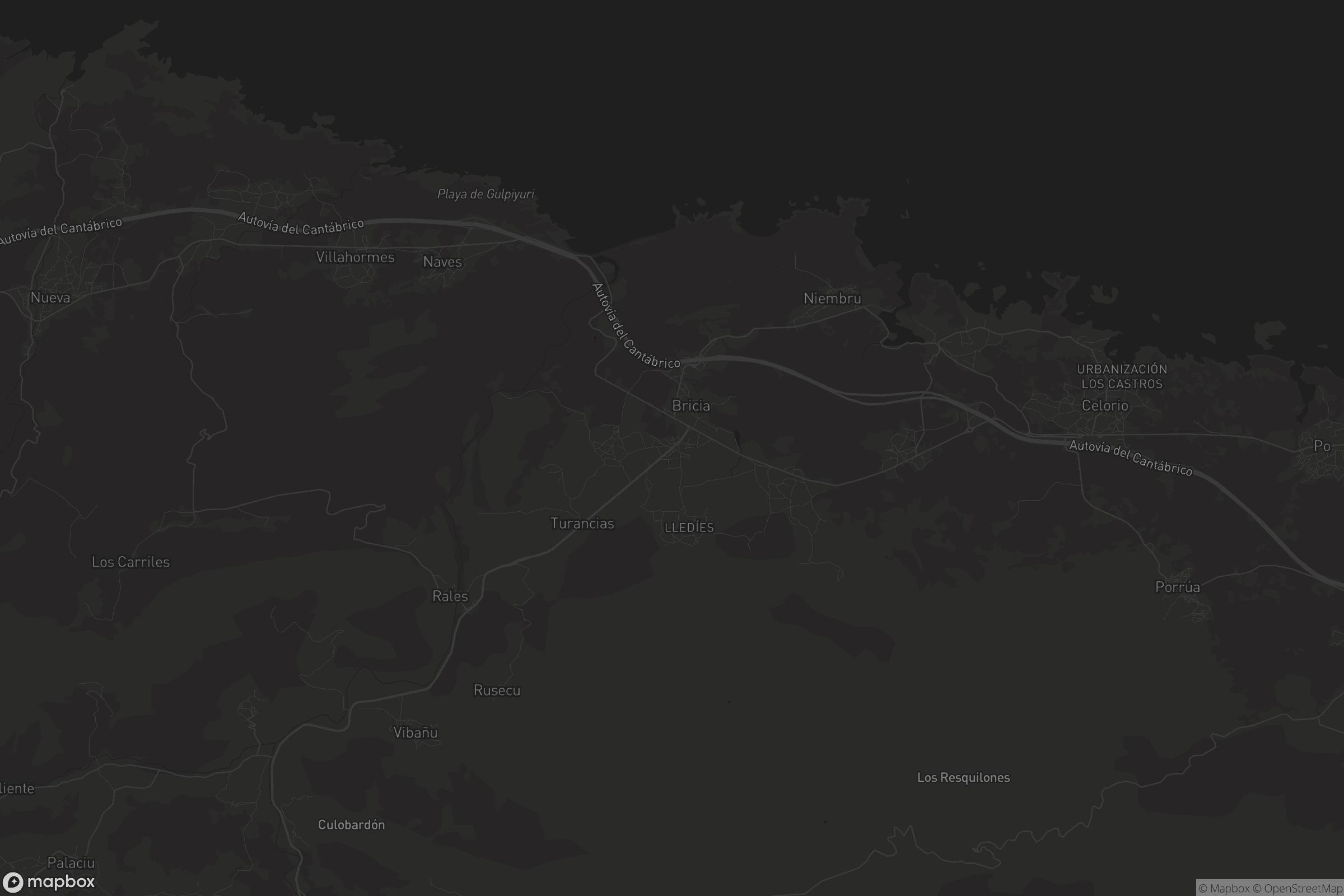 Mapa de Posada de Llanes