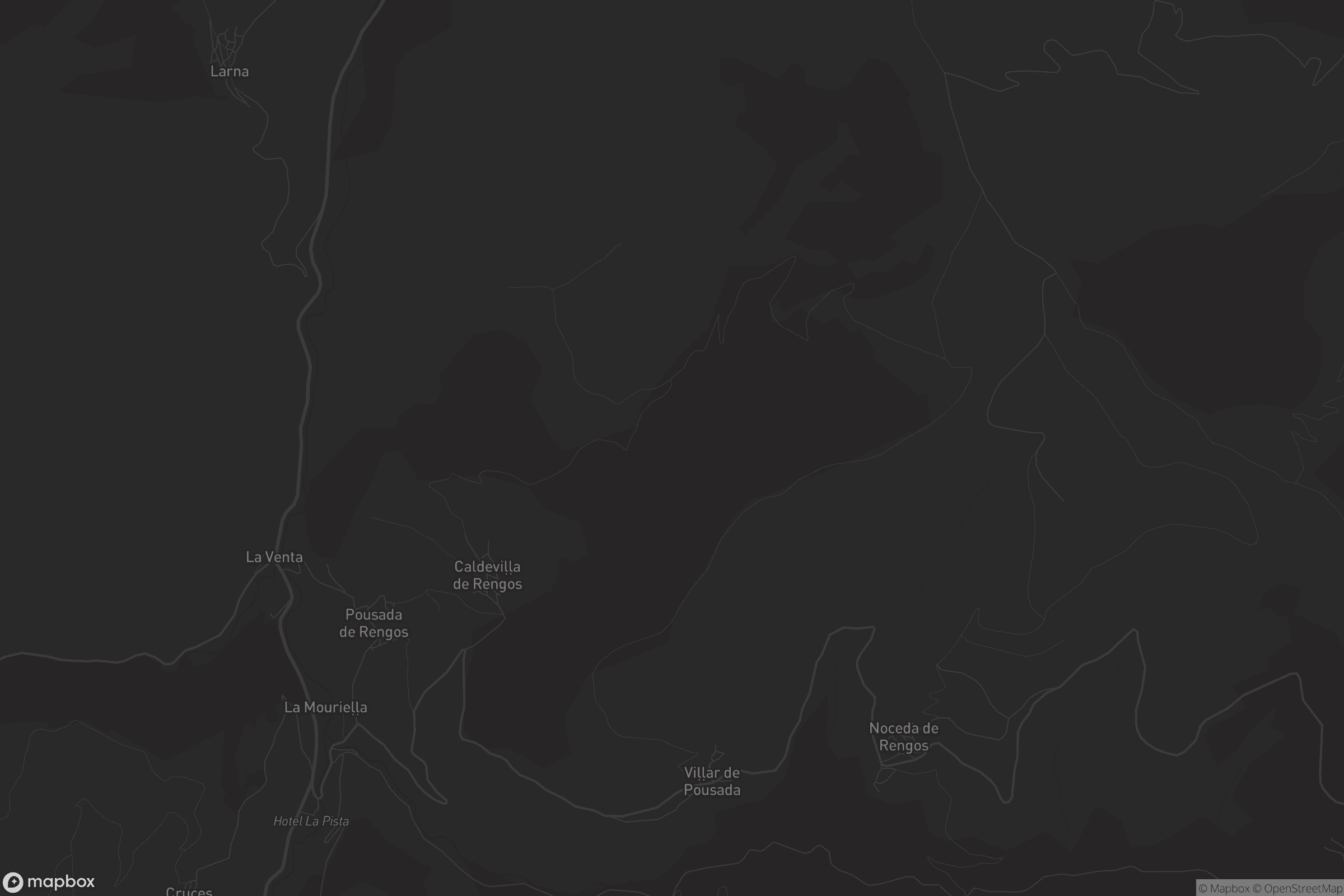 Mapa de Pousada de Rengos