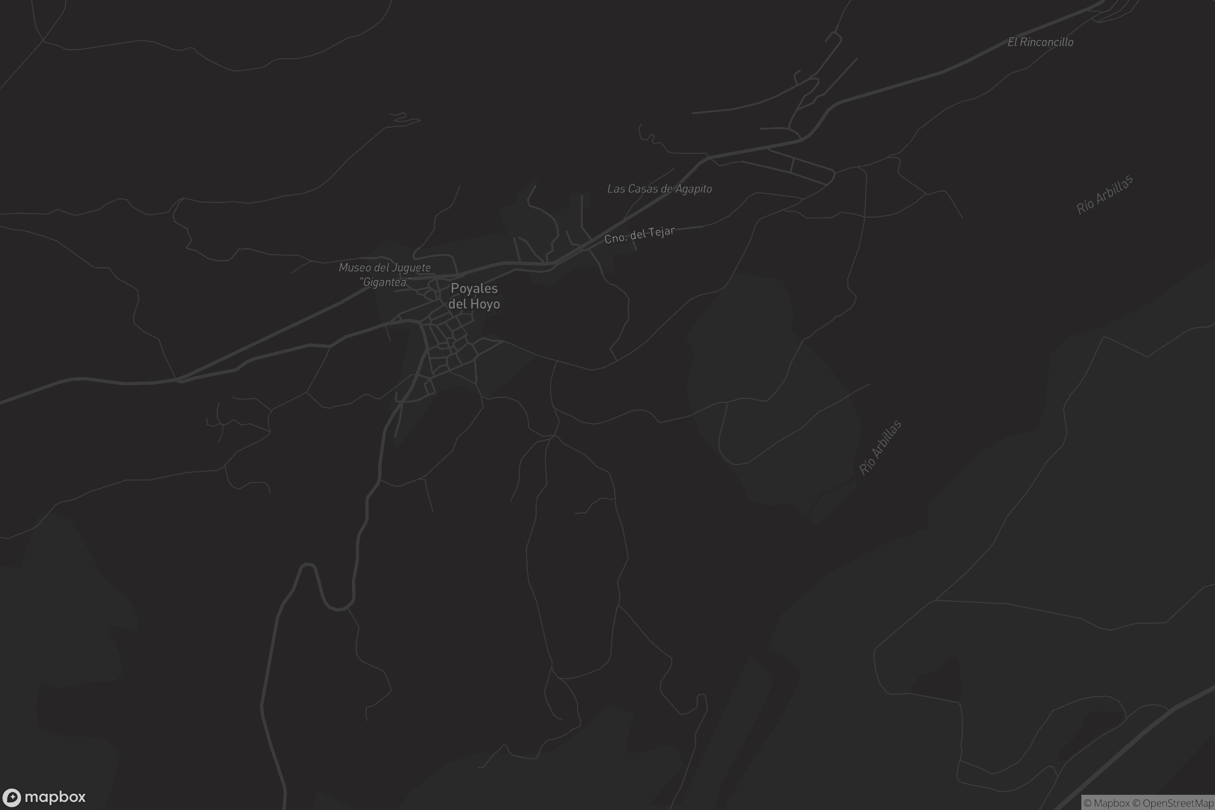 Mapa de Poyales del Hoyo