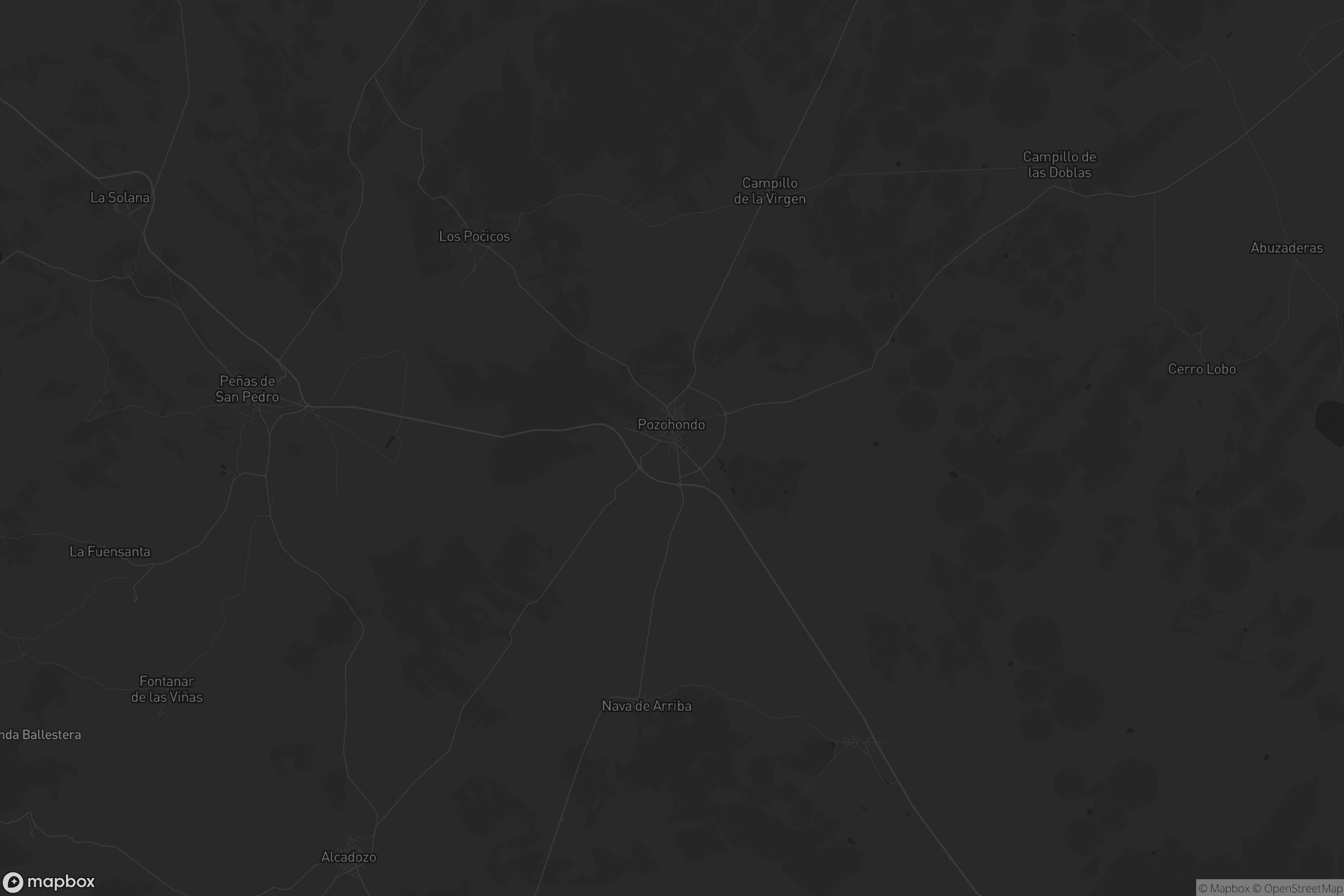 Mapa de Pozohondo