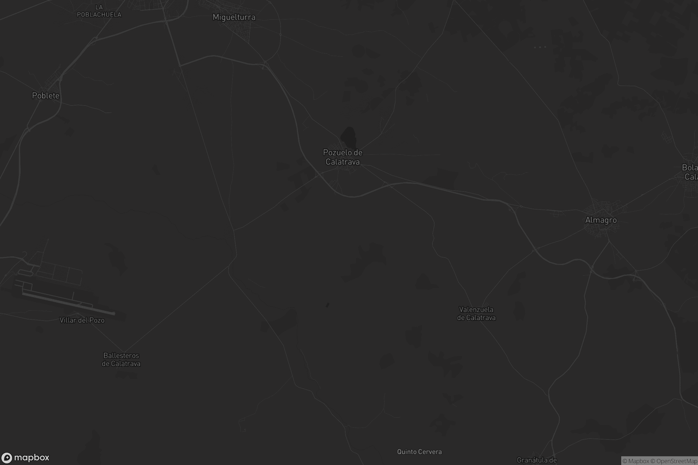 Mapa de Pozuelo de Calatrava