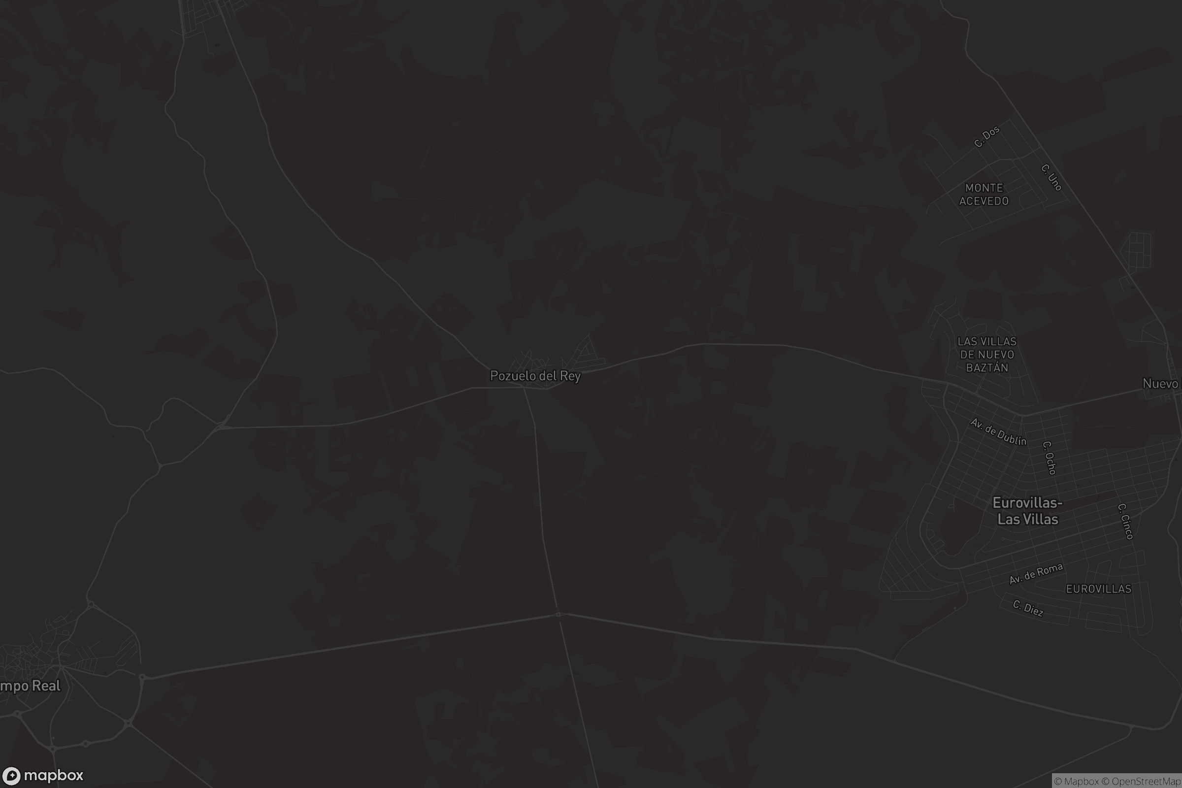 Mapa de Pozuelo del Rey