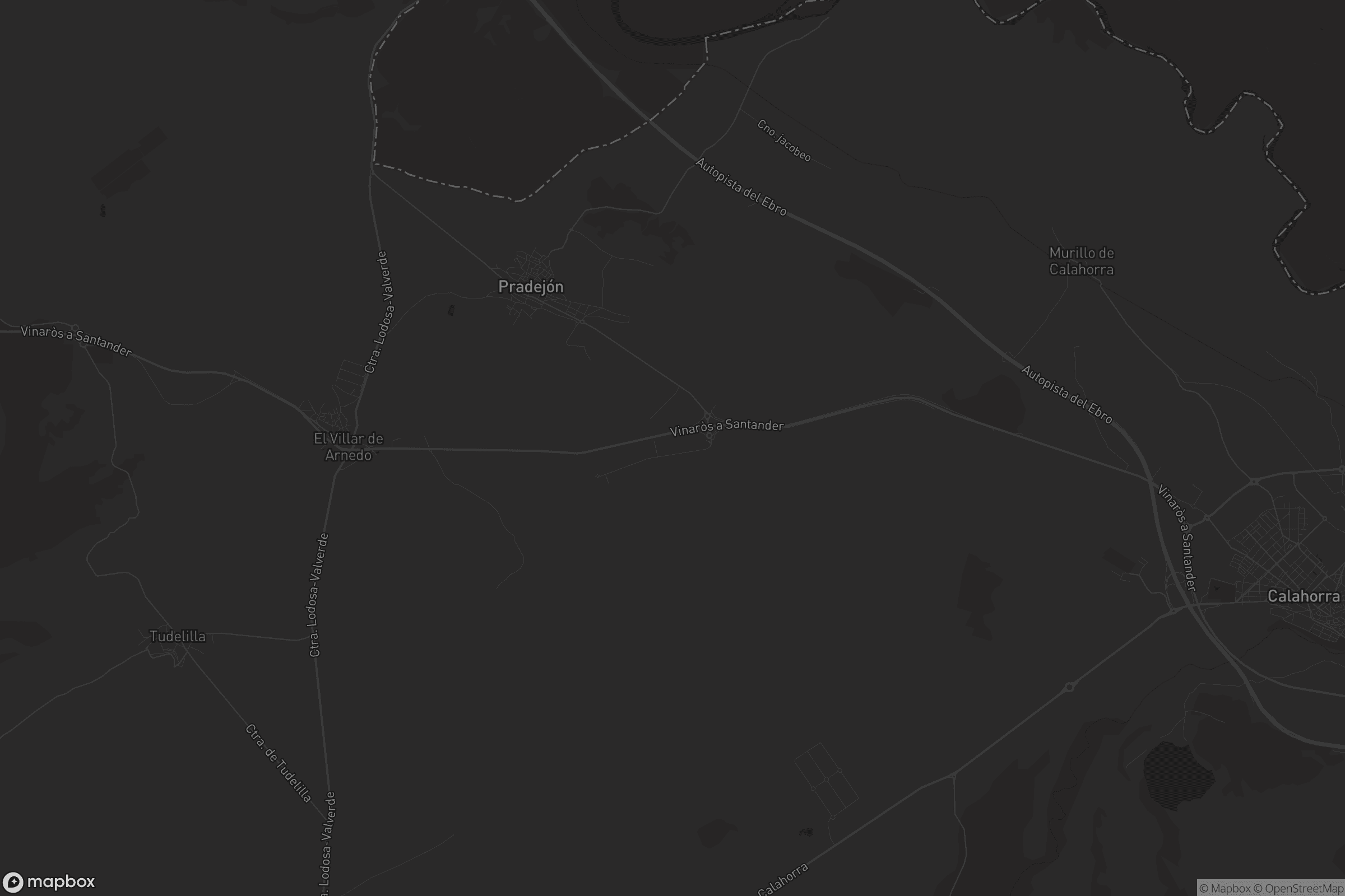 Mapa de Pradejón