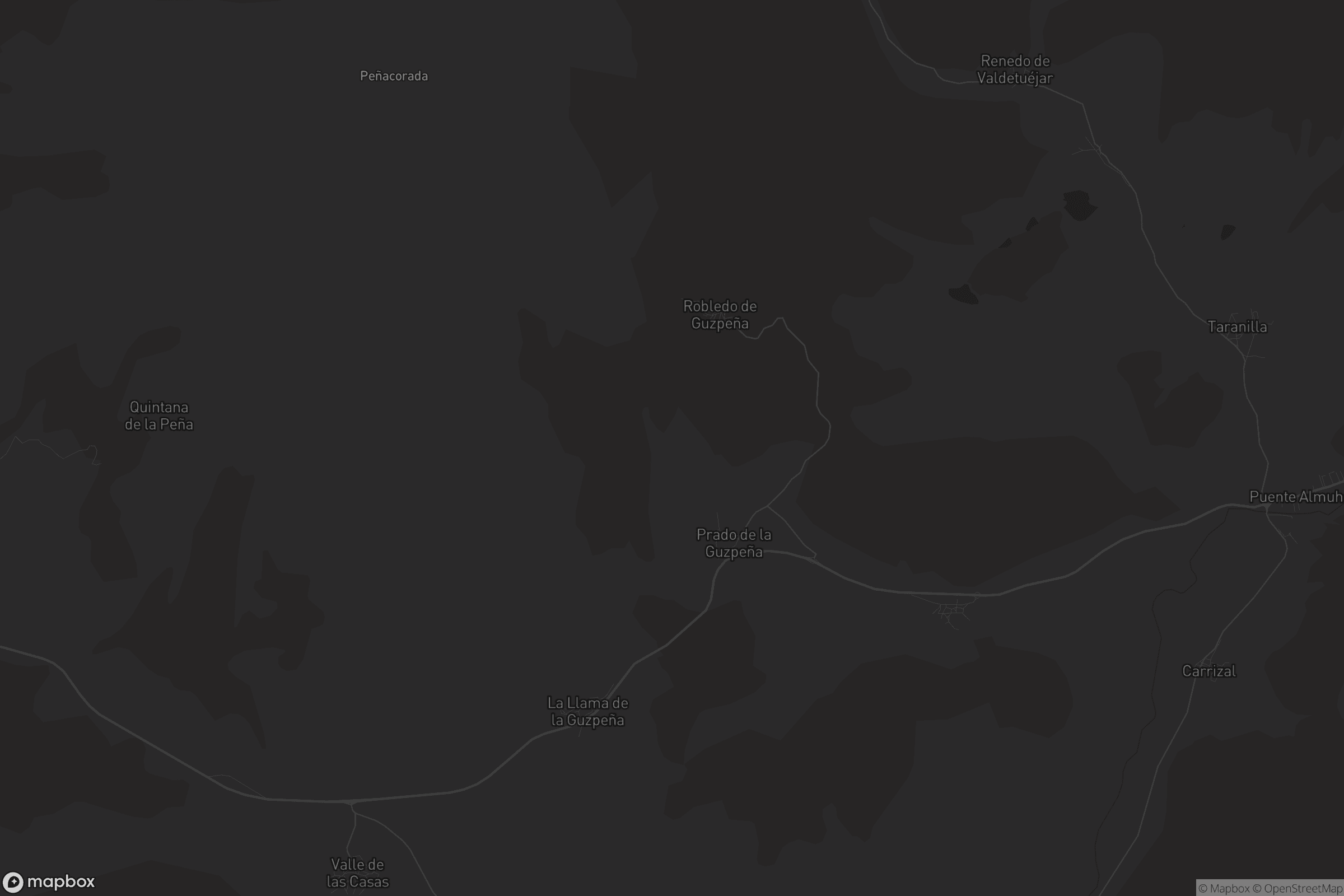 Mapa de Prado de la Guzpeña