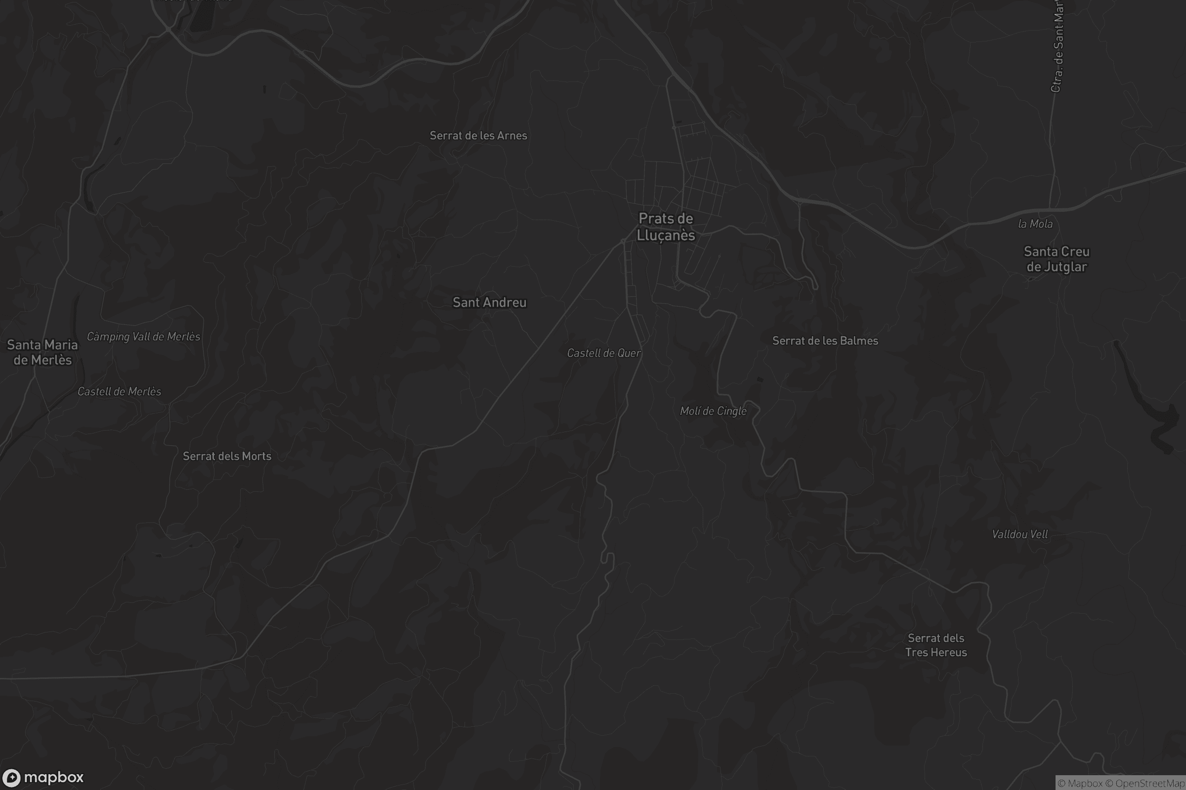 Mapa de Prats de Lluçanès